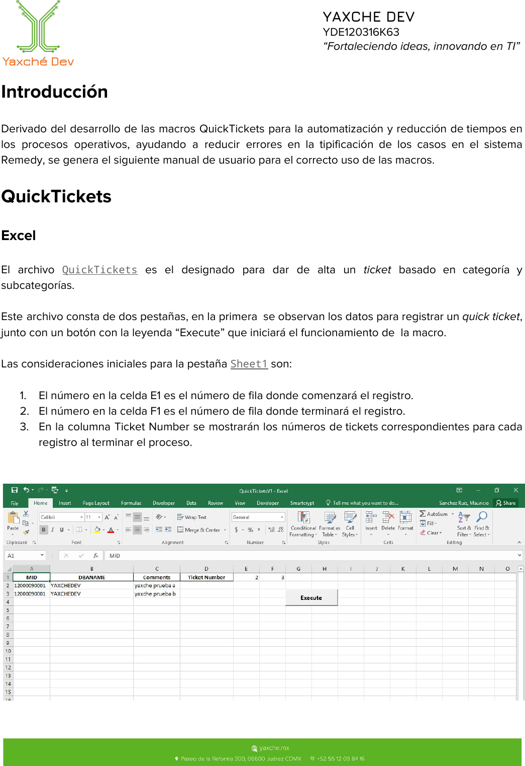 Page 3 of 10 - YX@FD-Macros Remedy-Manual