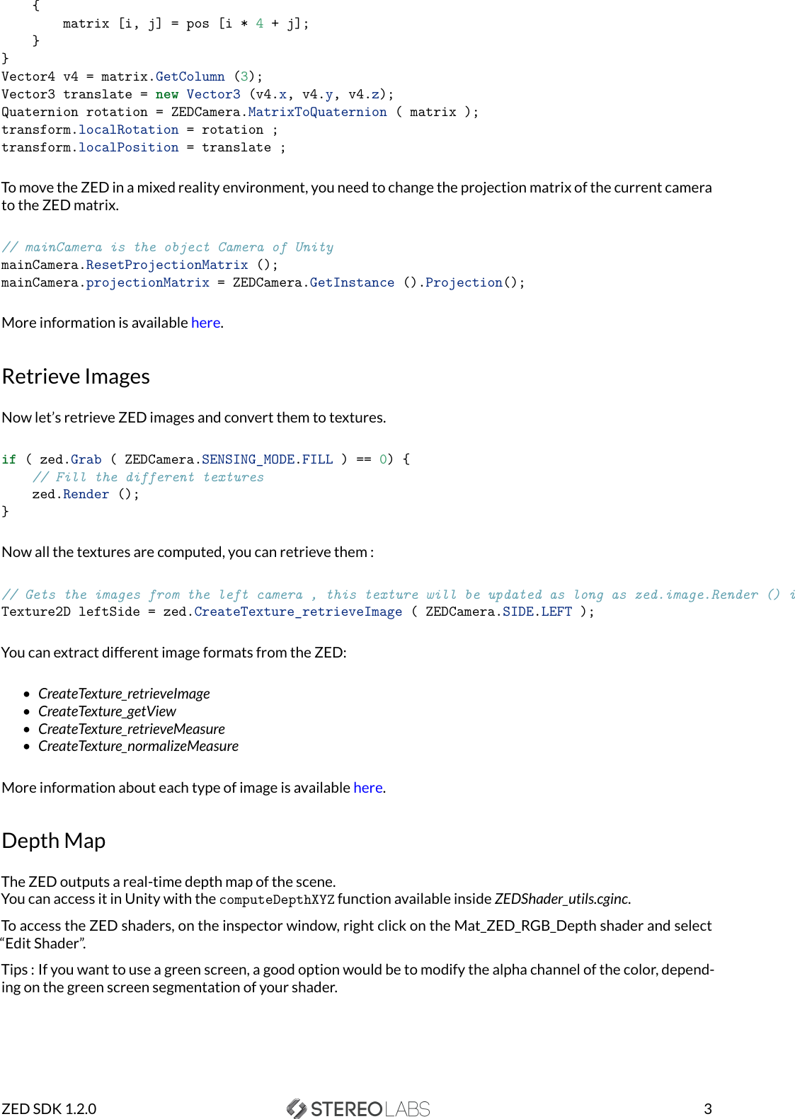 Page 4 of 4 - ZED Unity User Guide