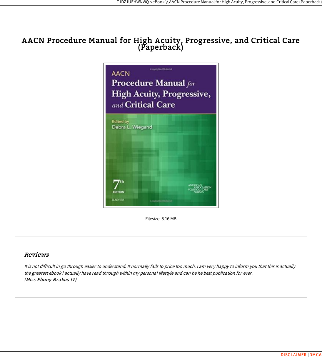 Page 1 of 4 - Find Doc « AACN Procedure Manual For High Acuity, Progressive, And Critical Care (Paperback) ZSEgjuie Z-aacn-procedure-manual-for-high-acuity-progressiv