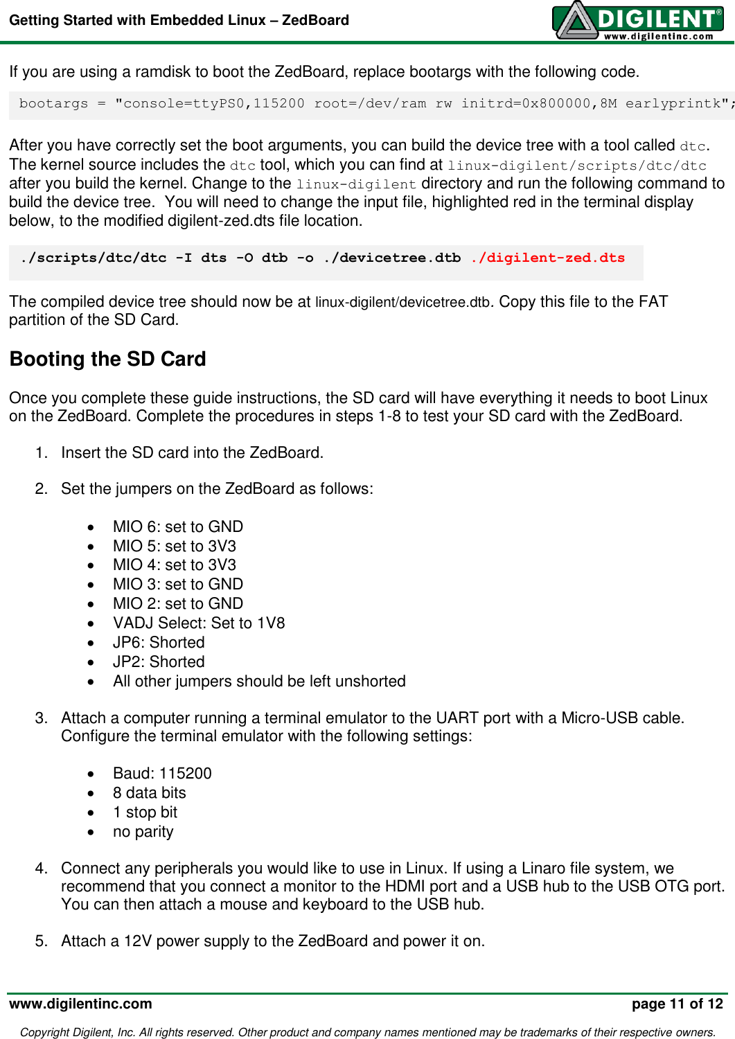 Page 11 of 12 - Overview Zed Board GSw EL Guide