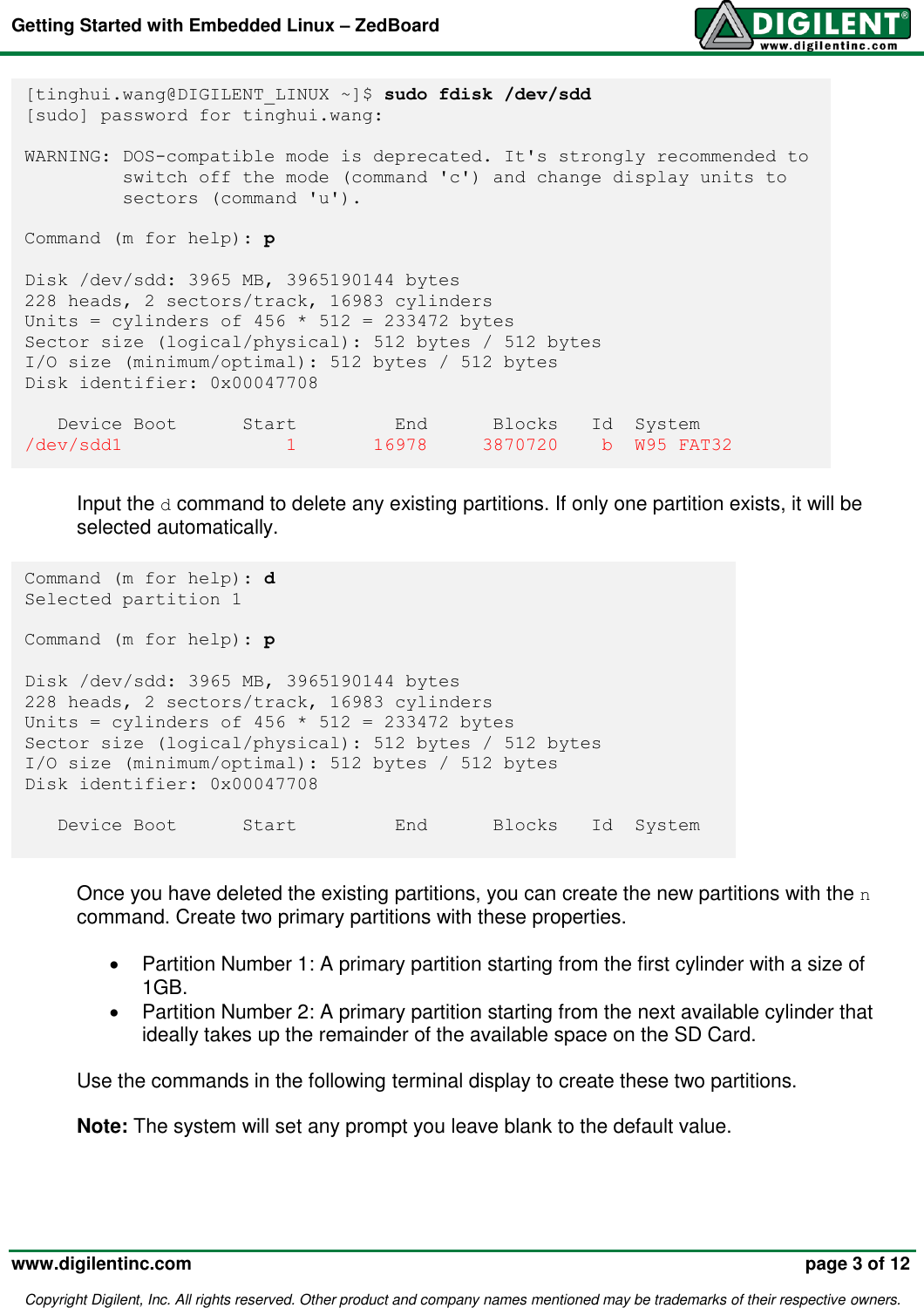 Page 3 of 12 - Overview Zed Board GSw EL Guide