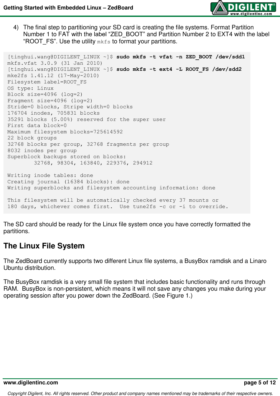 Page 5 of 12 - Overview Zed Board GSw EL Guide