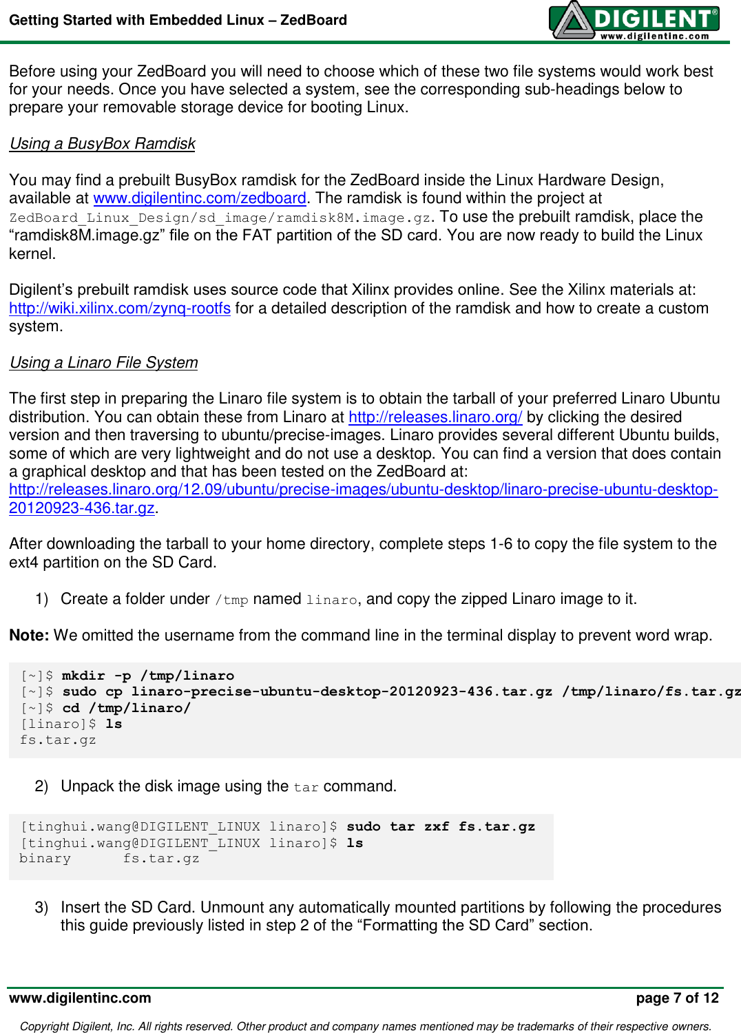 Page 7 of 12 - Overview Zed Board GSw EL Guide