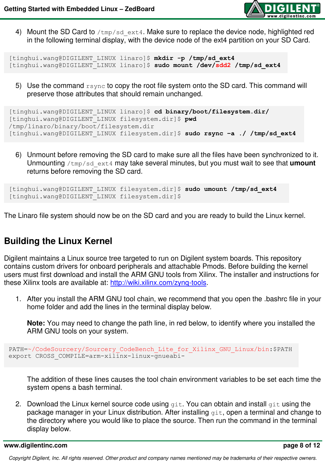 Page 8 of 12 - Overview Zed Board GSw EL Guide