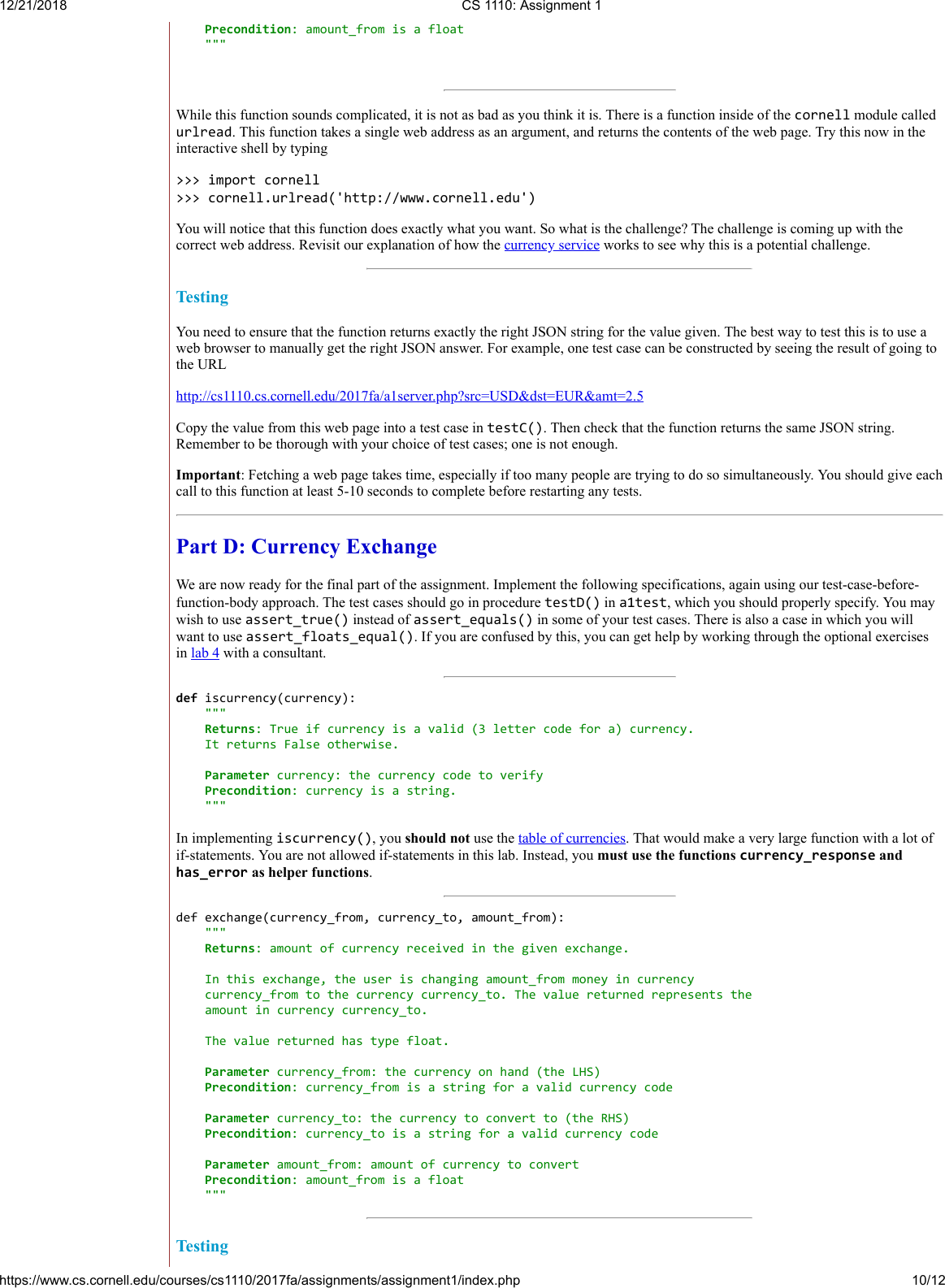 Page 10 of 12 - A1 Instructions
