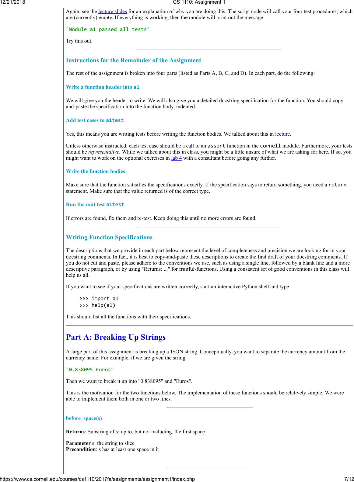Page 7 of 12 - A1 Instructions