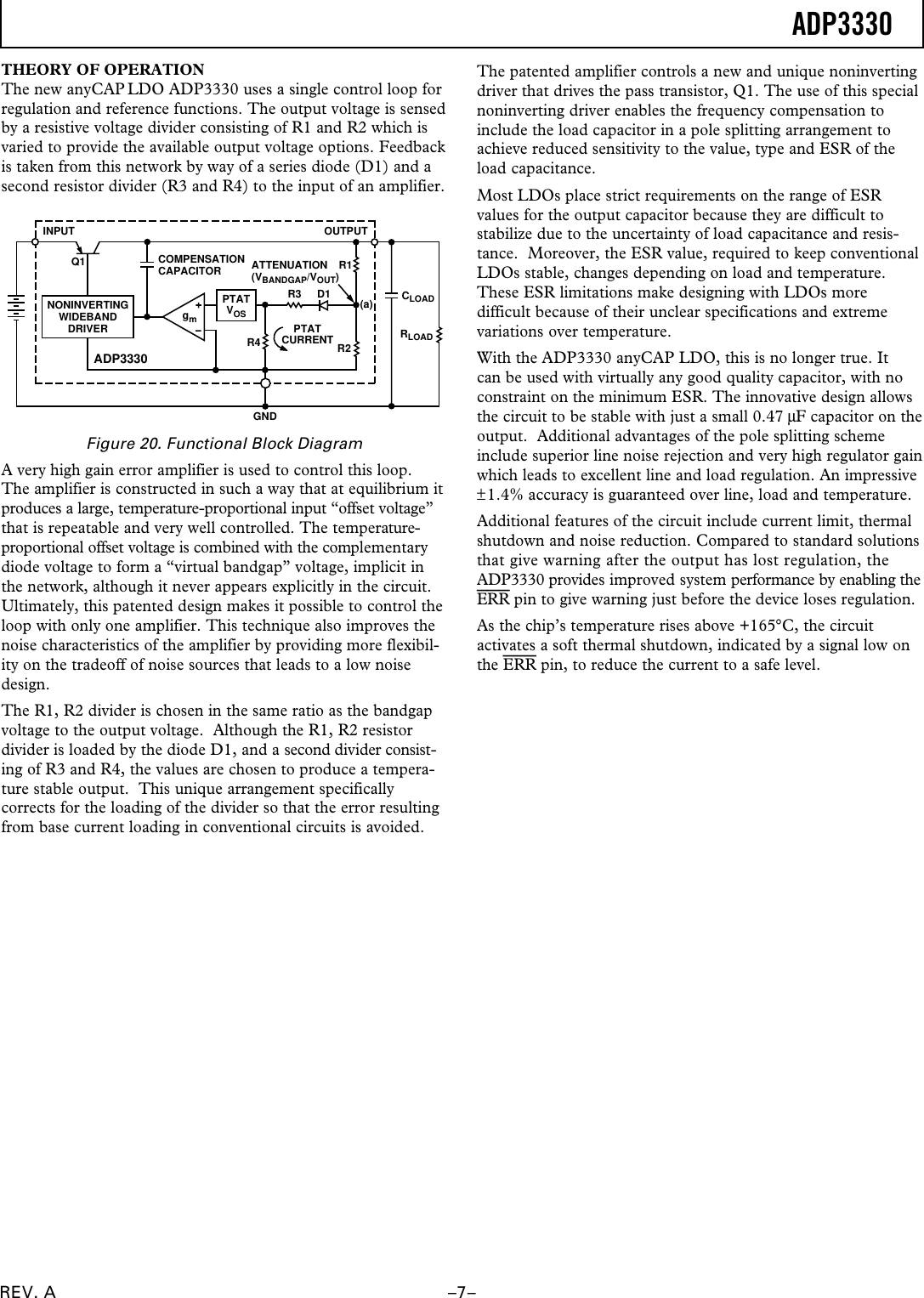 Page 7 of 12 - ADP3330 - Datasheet. Www.s-manuals.com. Analog