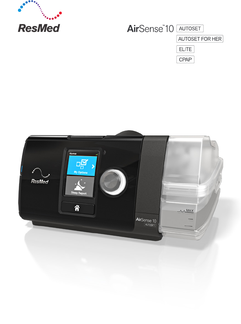 Airsense 10 device with humidifier user guide