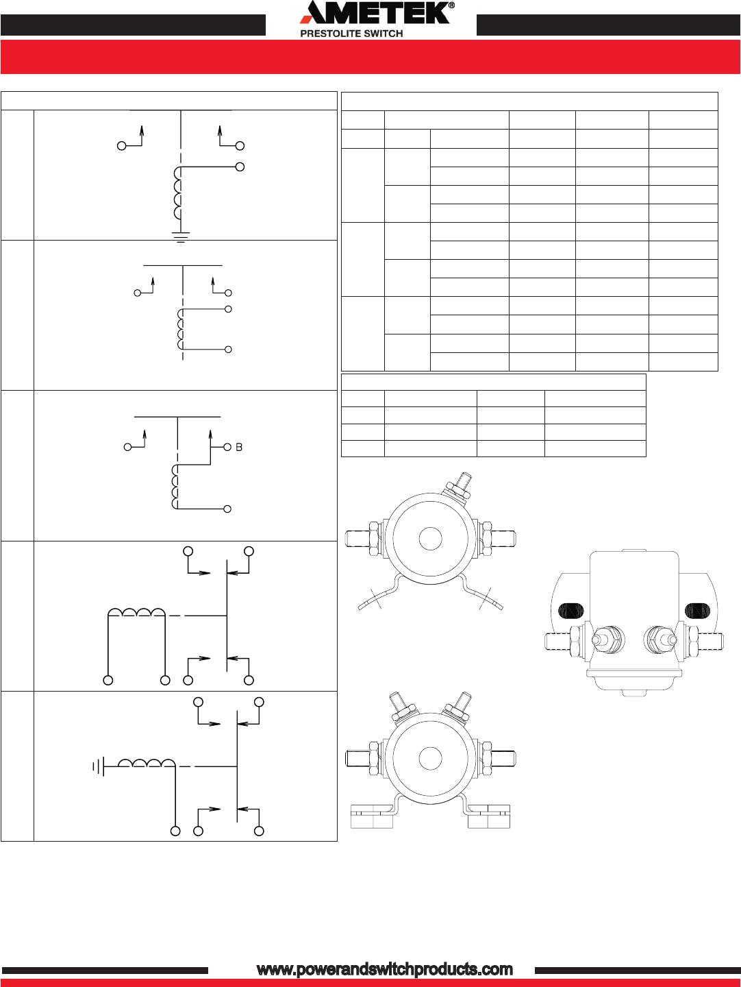 METAL CASE SOLENOIDS. WIRING DIAGRAMS