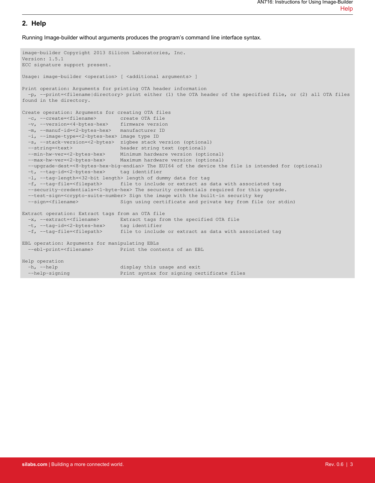 Page 3 of 12 - AN716: Instructions For Using Image-Builder An716-image-builder-instructions
