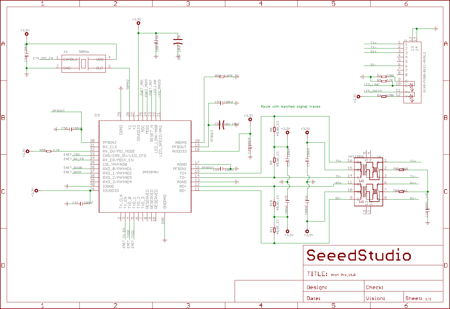 Page 4 of 9 - Arch Pro_V1.0.sch Pro V10 Schematic
