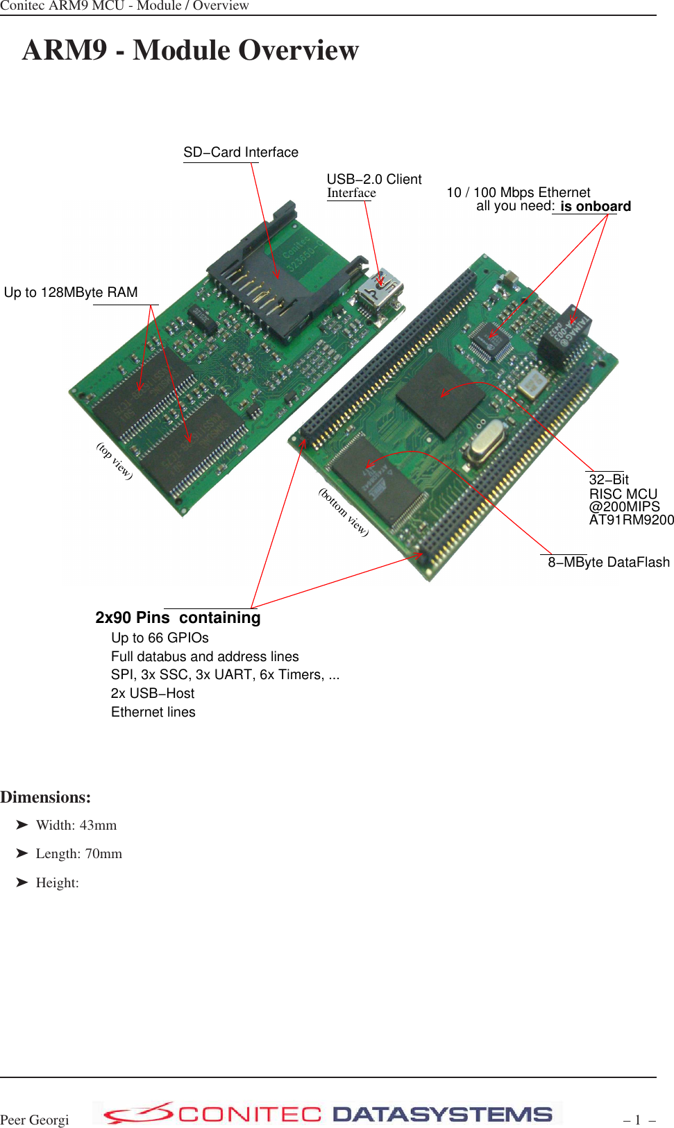 Page 1 of 1 - Arm_mcu_overview.dvi Arm Mcu Overview