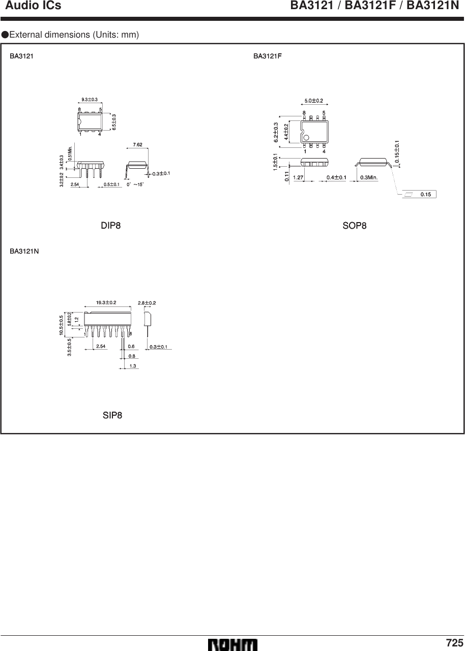 Page 9 of 10 - BA3121, BA3121F, BA3121N - Datasheet. Www.s-manuals.com. Rohm