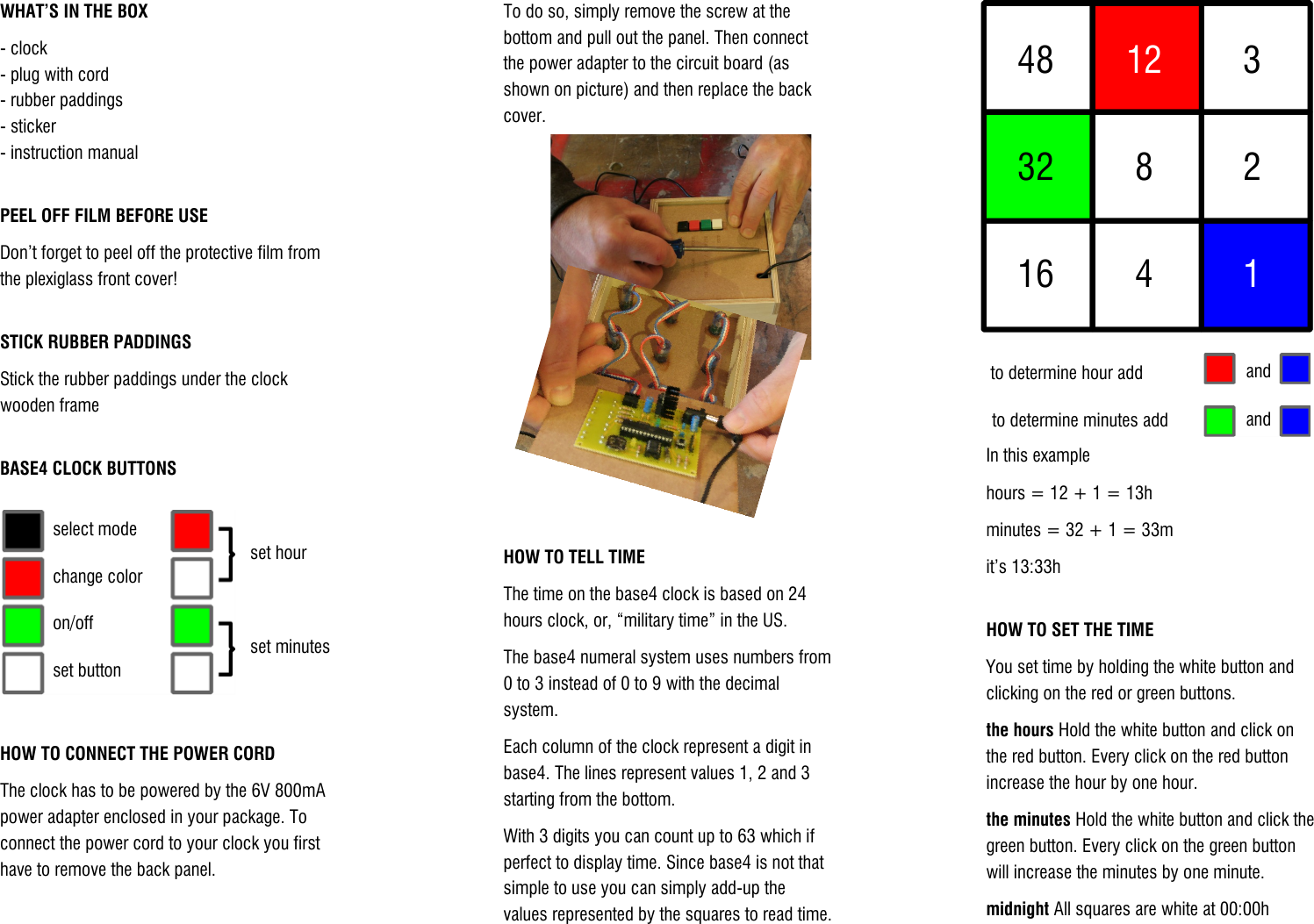 Page 2 of 2 - Base4 Instructions