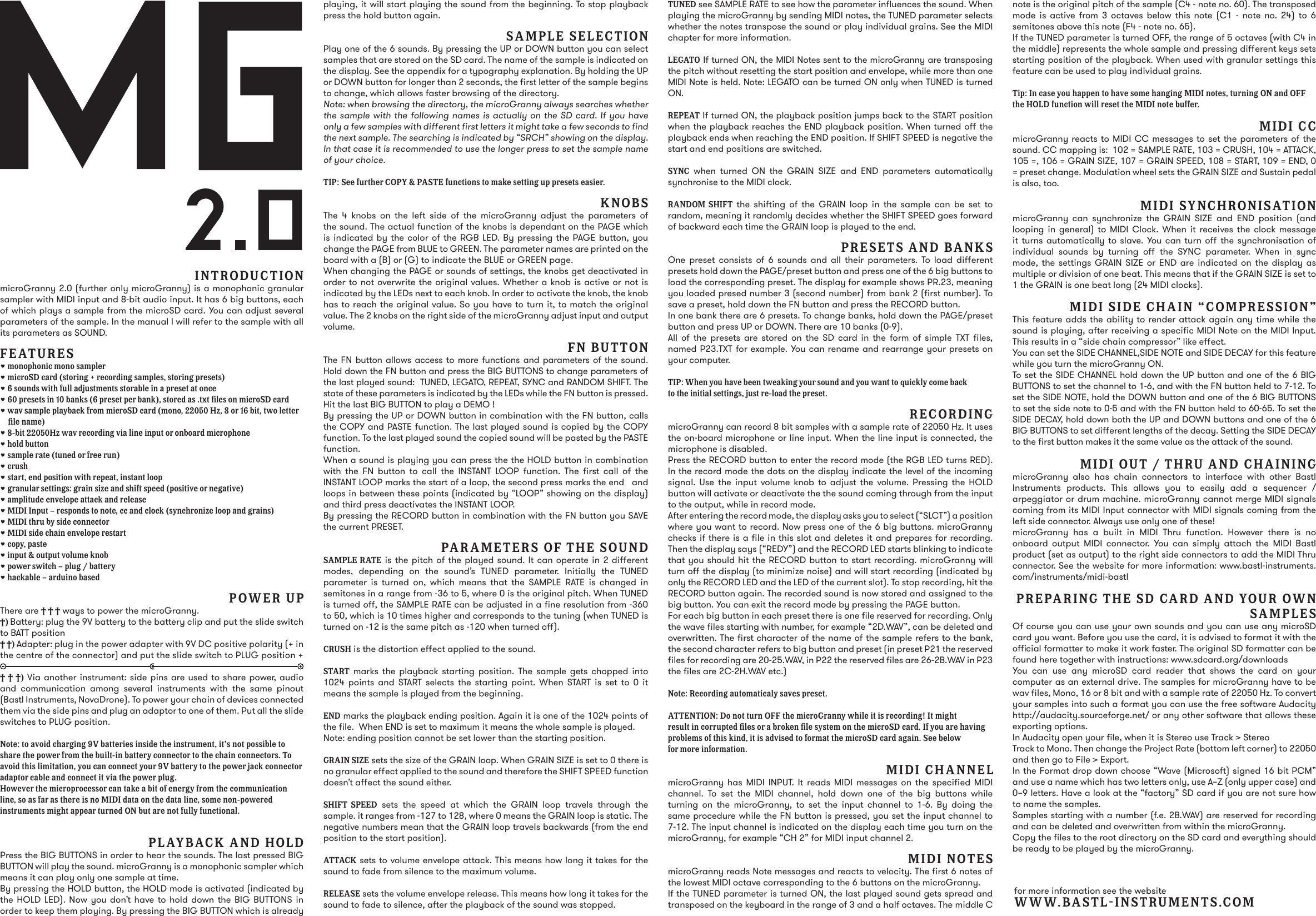 Page 2 of 2 - Bastl-microgranny-2-manual