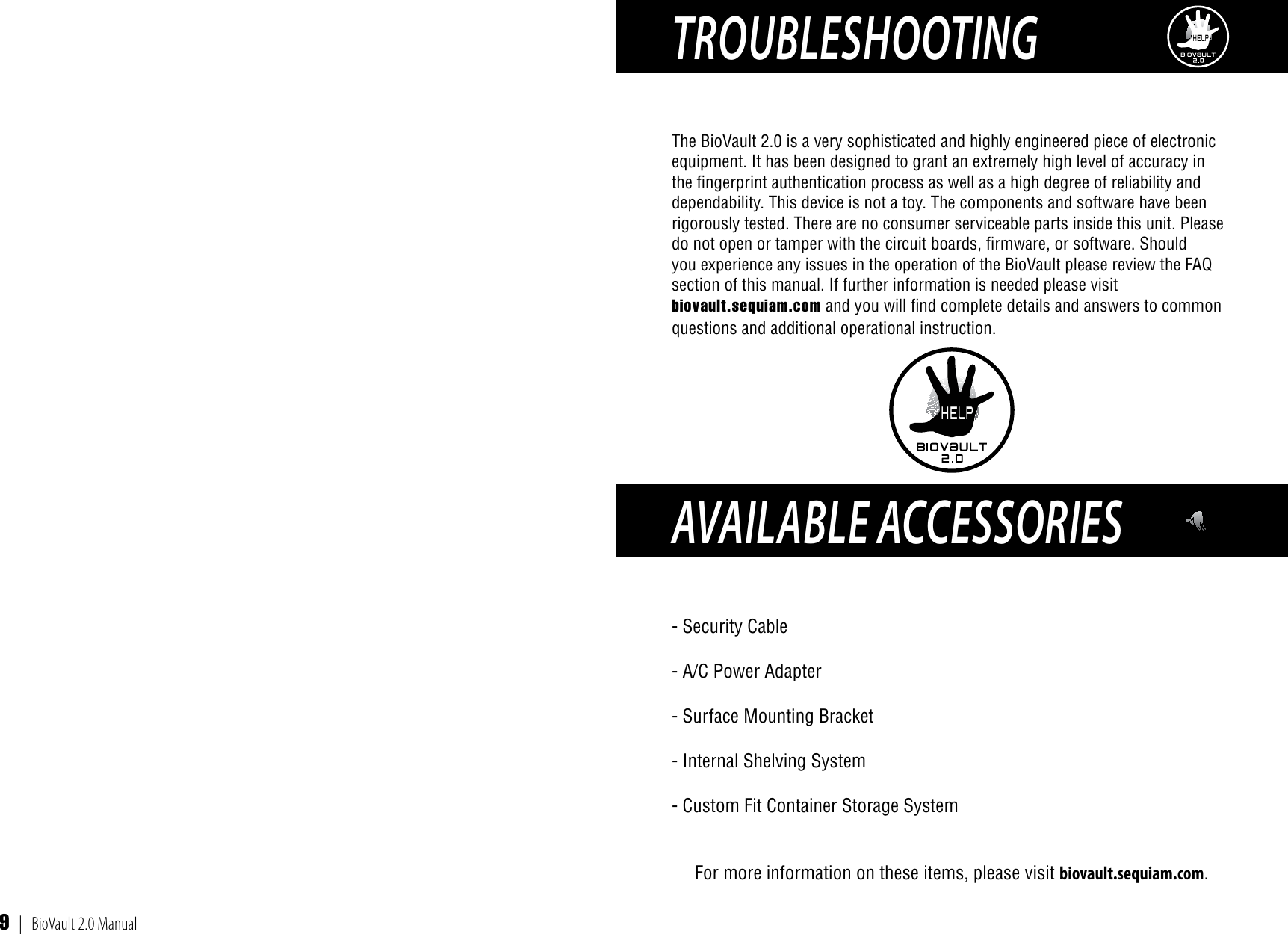 Page 7 of 9 - Biovault-manual