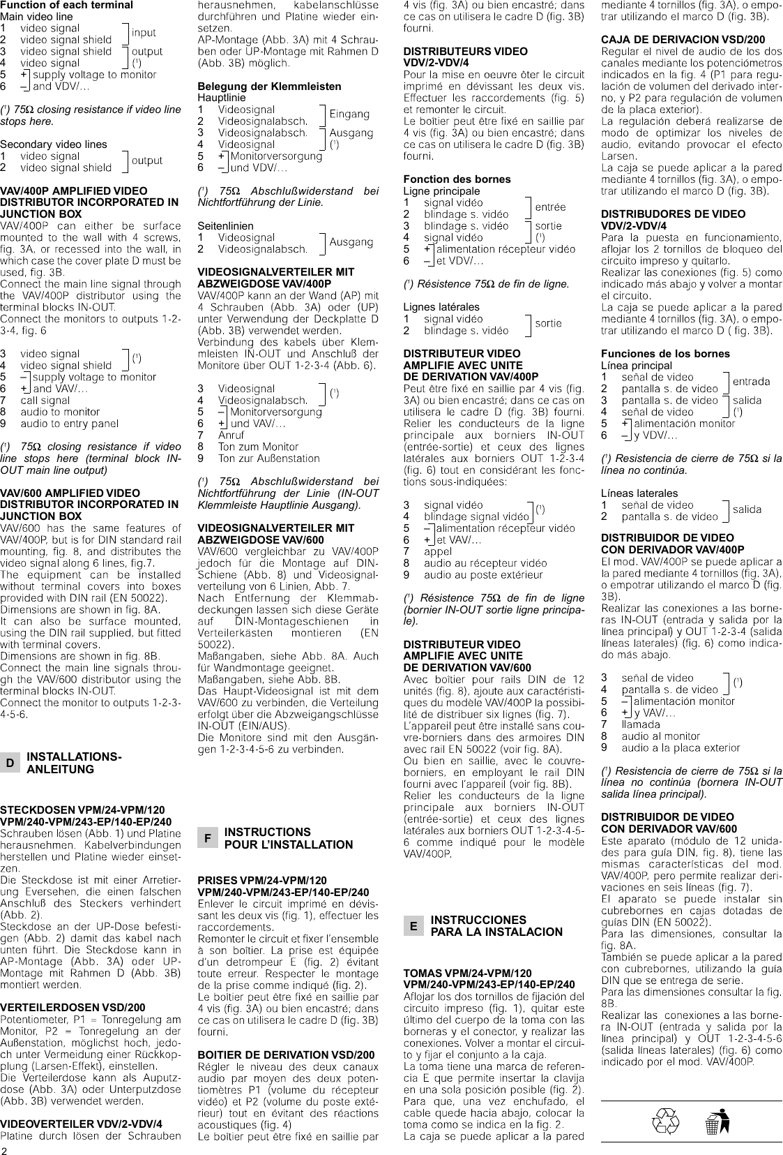 Page 2 of 2 - BPT_VPM120 24015753 12_04 Bpt Vpm120 12 04