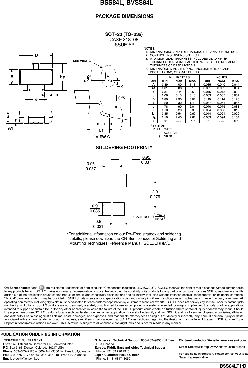 Page 4 of 5 - BSS84L, BVSS84L - Datasheet. Www.s-manuals.com. R8 On