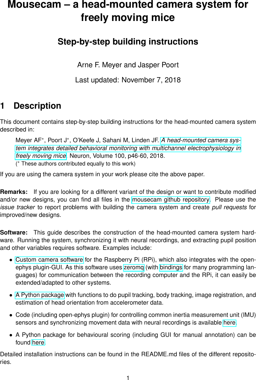 Page 1 of 6 - Building Instructions