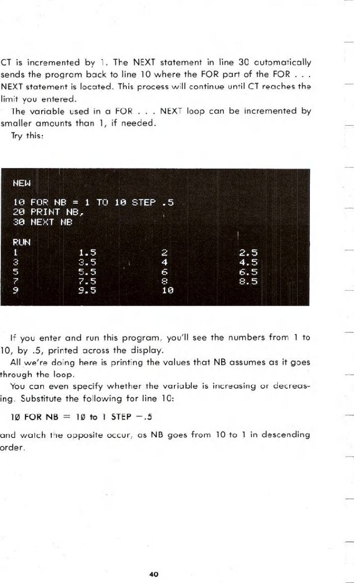 Page 10 of 10 - Commodore 64 Users Guide C64-users Guide-03-beginning Basic Programming