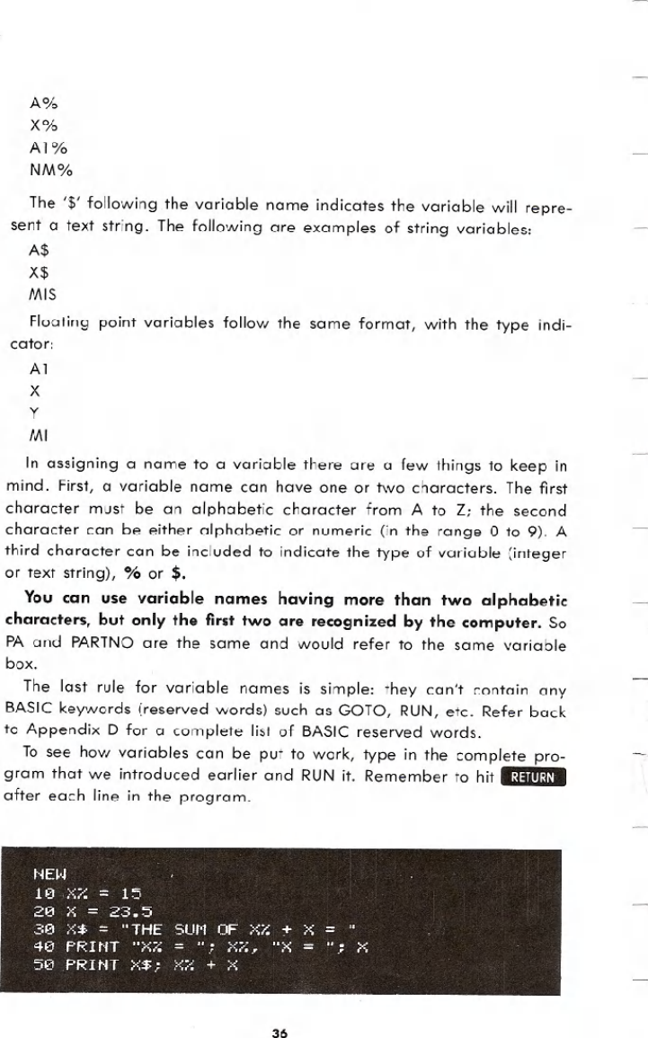Page 6 of 10 - Commodore 64 Users Guide C64-users Guide-03-beginning Basic Programming