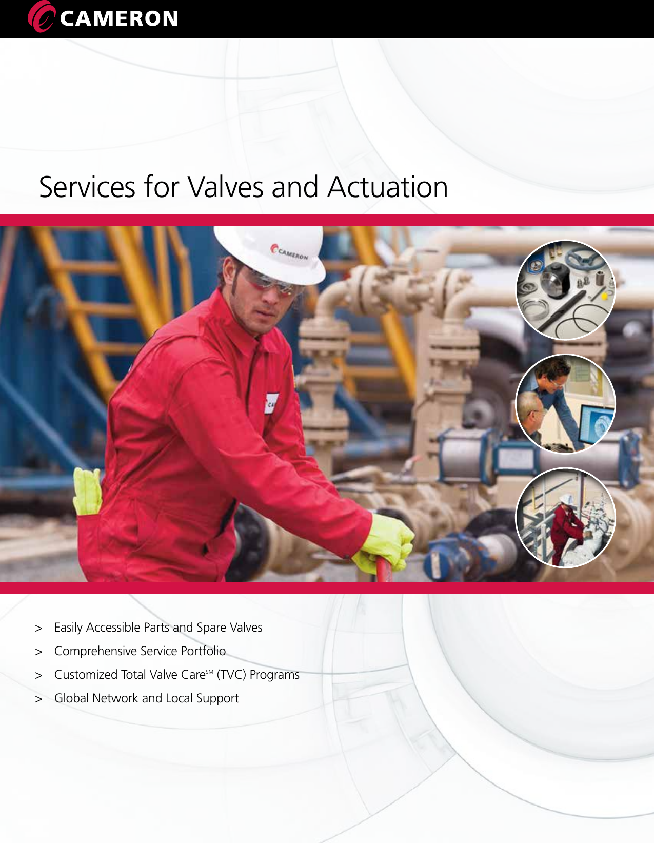 Page 1 of 12 - Services For Valves & Actuation Brochure Camserv-valves-and-actuation