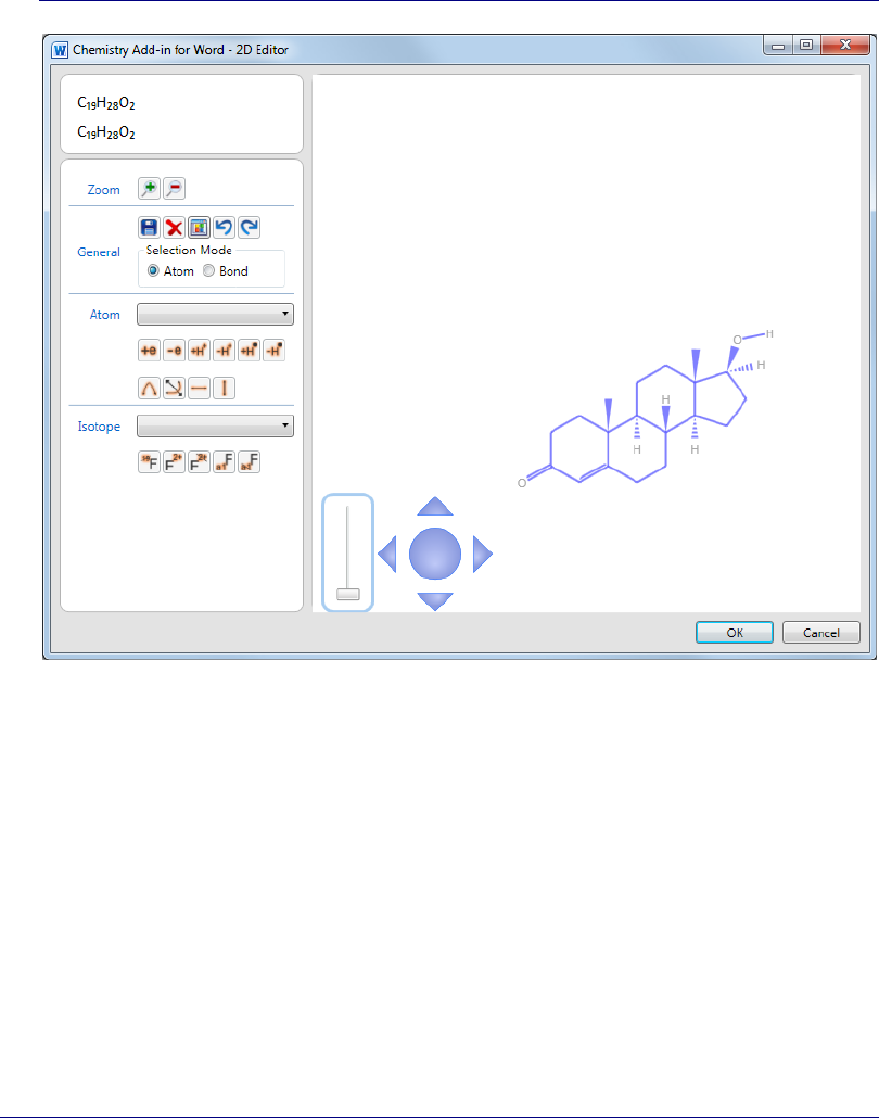 chemistry add in word molecules files