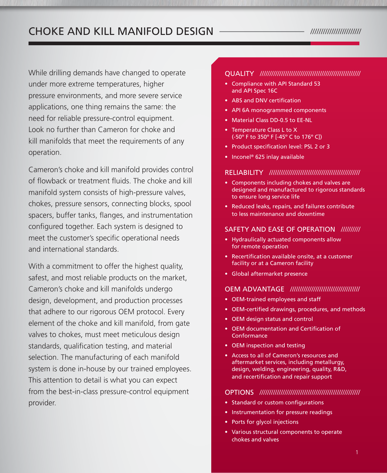 Page 3 of 12 - Choke And Kill Manifold Systems Brochure Choke-and-kill-manifold-brochure