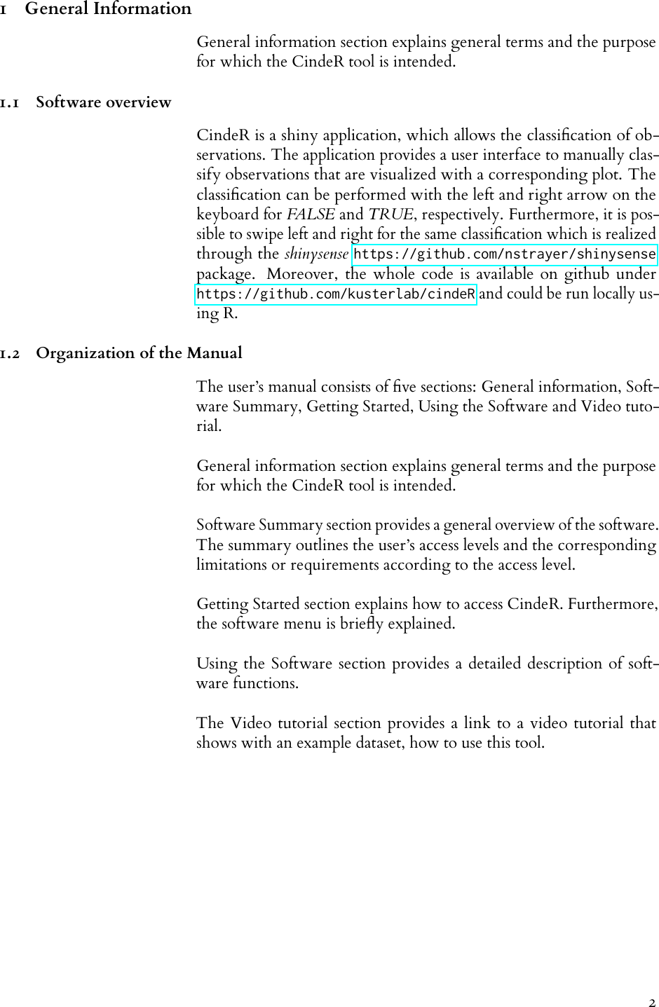 Page 2 of 8 - Cinde R Manual