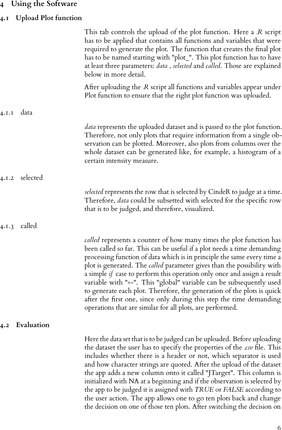 Page 6 of 8 - Cinde R Manual