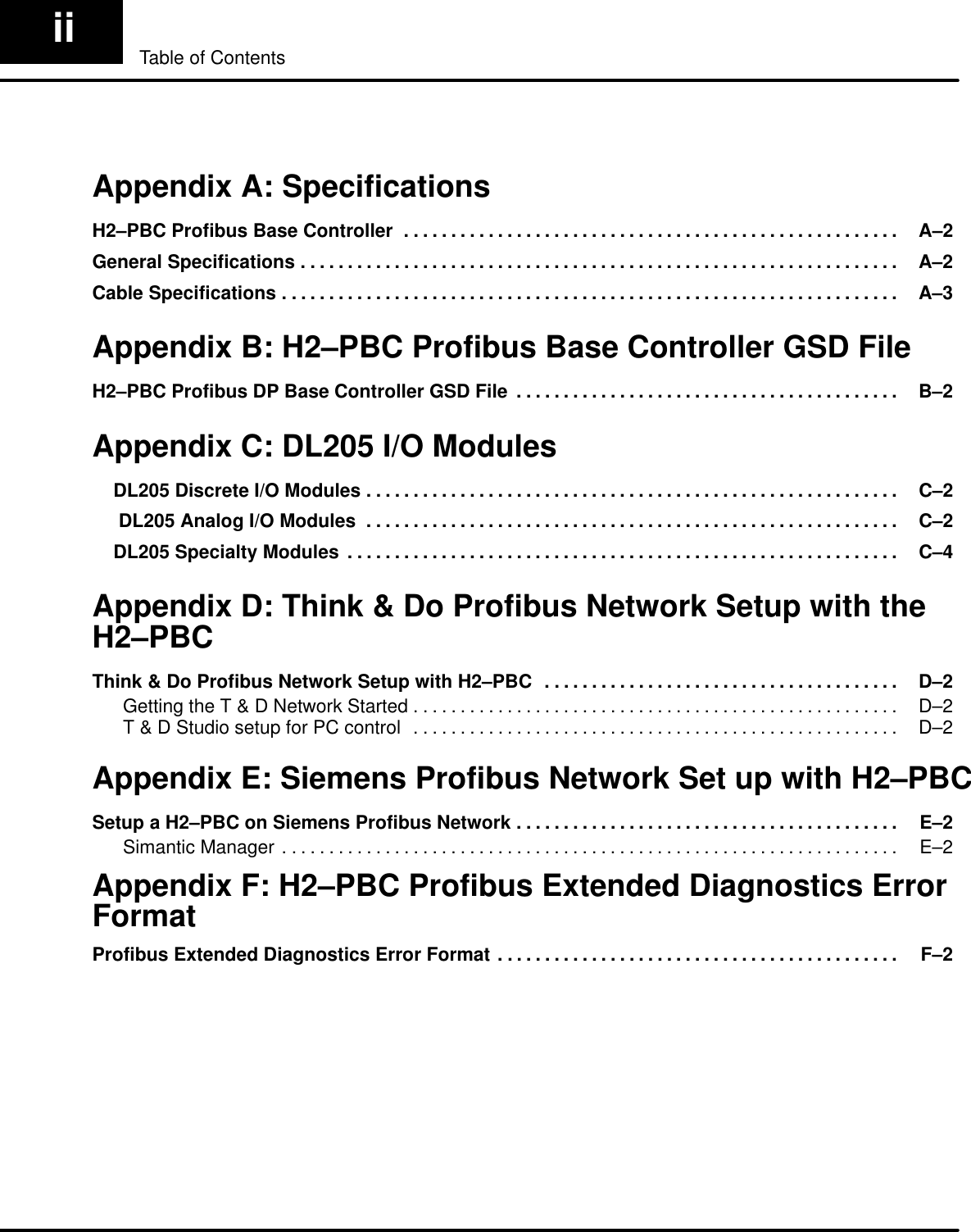 Page 2 of 2 - Table Of Contents Content