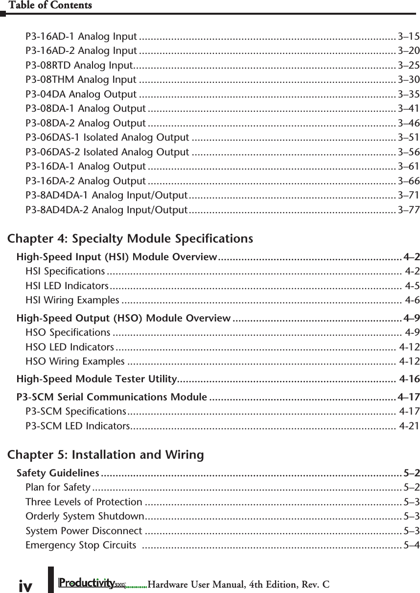 Page 4 of 8 - TOC Table Of Contents