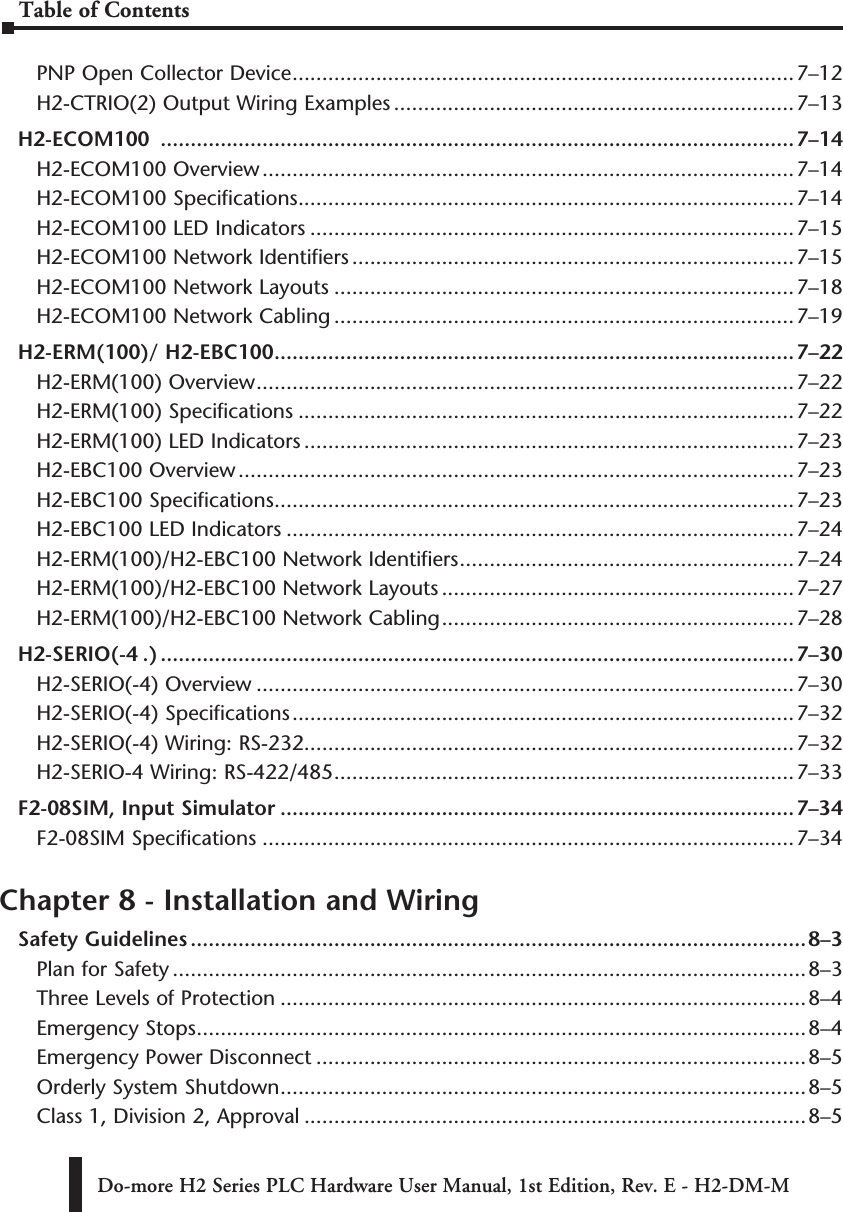 Page 6 of 8 - Table Of Contents