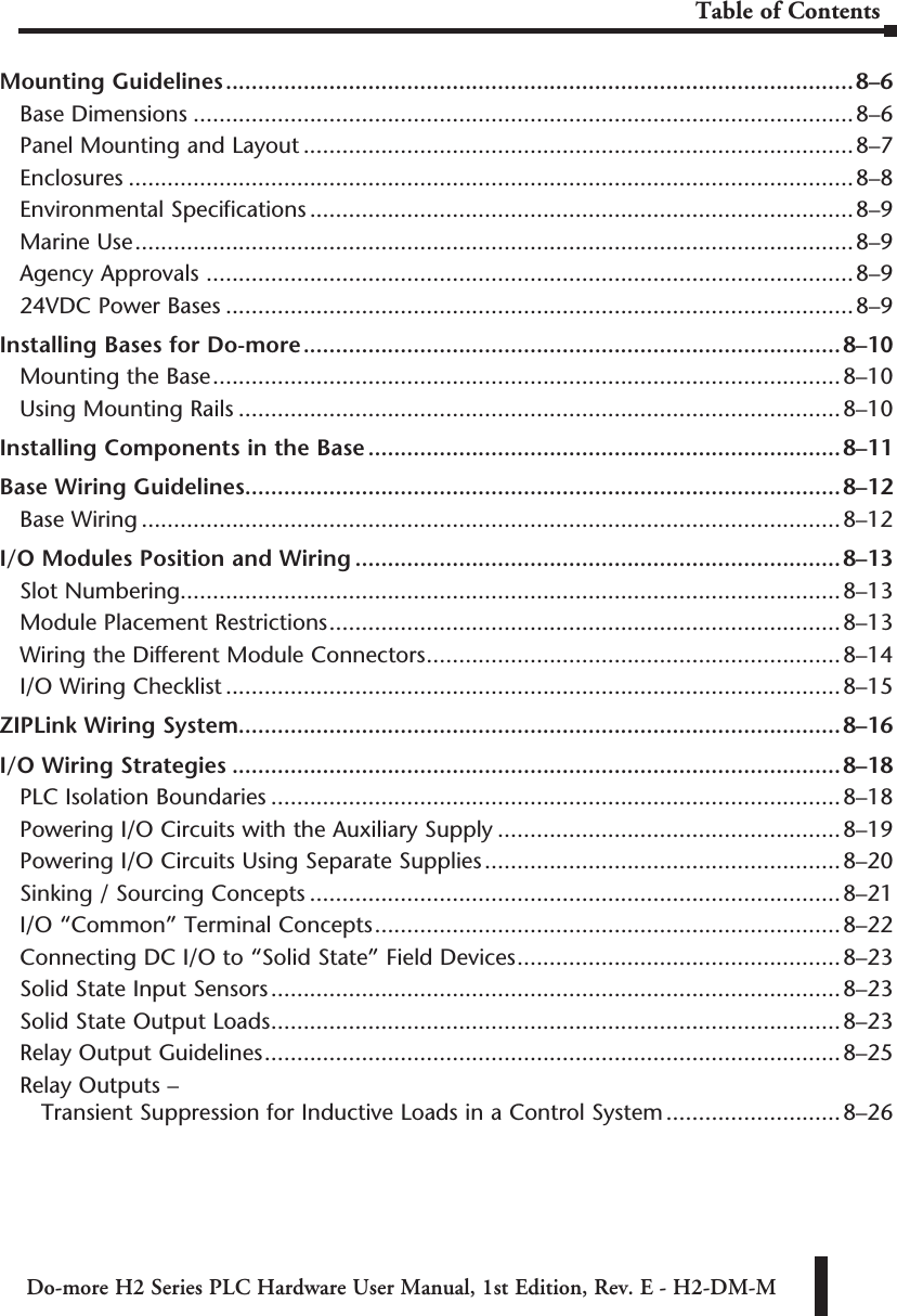 Page 7 of 8 - Table Of Contents