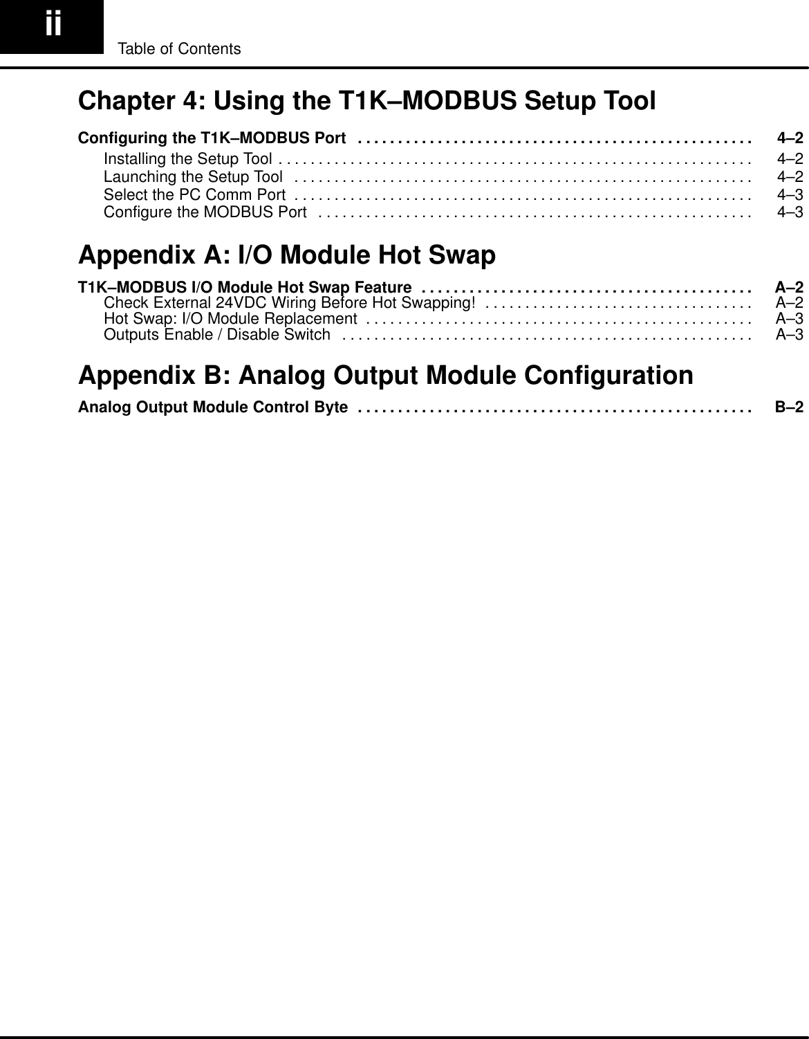 Page 2 of 2 - Table Of Contents
