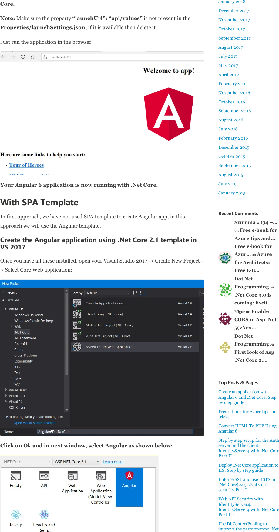 Page 3 of 12 - Create An Application With Angular 6 And .Net Core: Step By Guide – Neel Bhatt Core