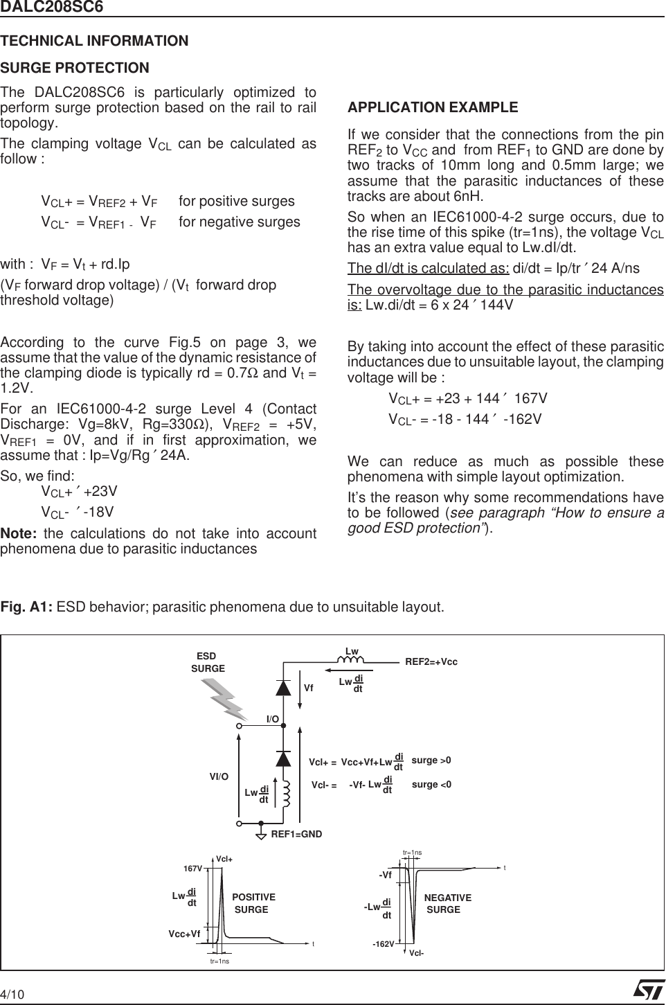Page 4 of 11 - DALC208SC6 - Datasheet. Www.s-manuals.com. St