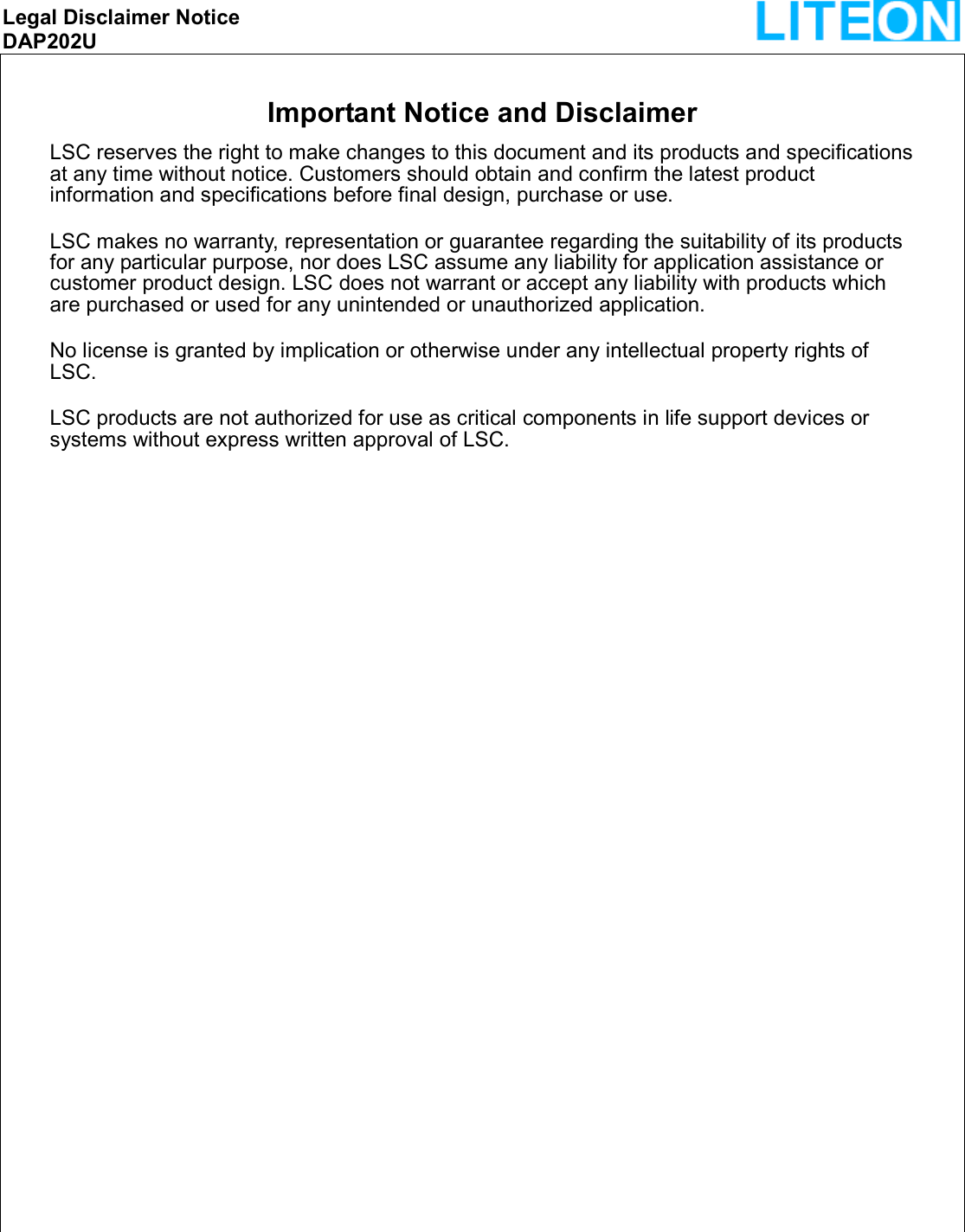 Page 3 of 4 - DAP202U - Datasheet. Www.s-manuals.com. Liteon