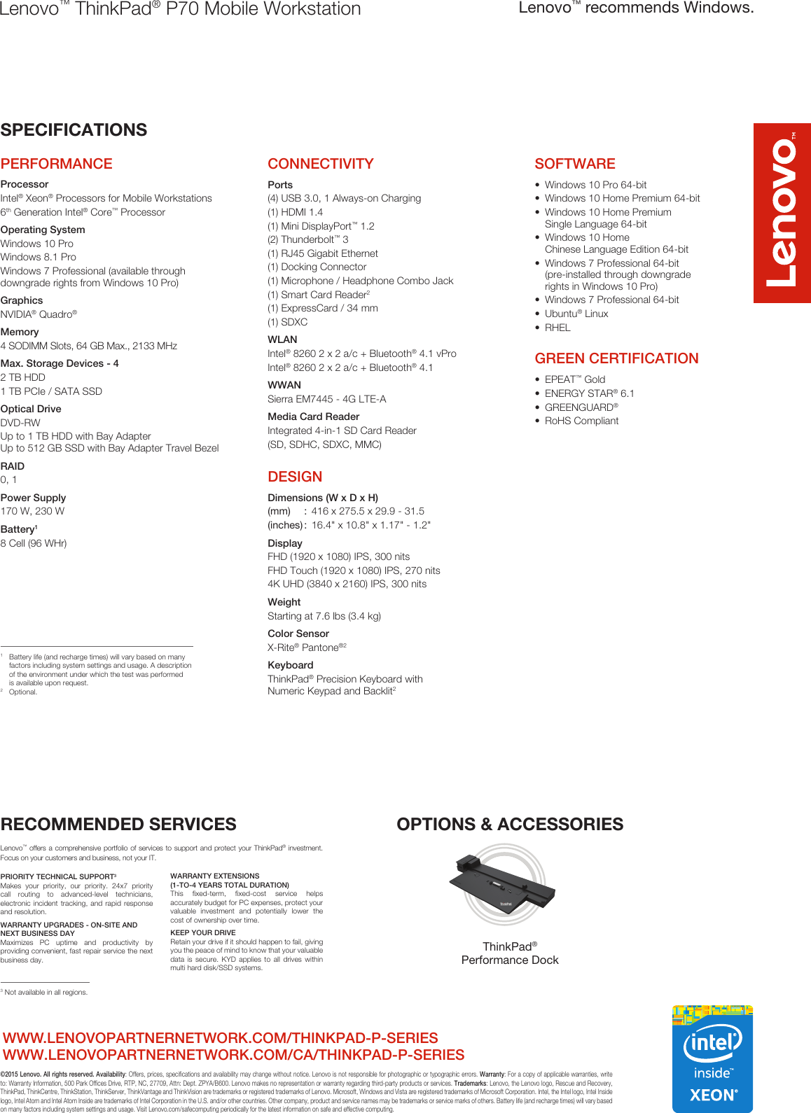 Page 2 of 2 - Datasheet-thinkpad-p70