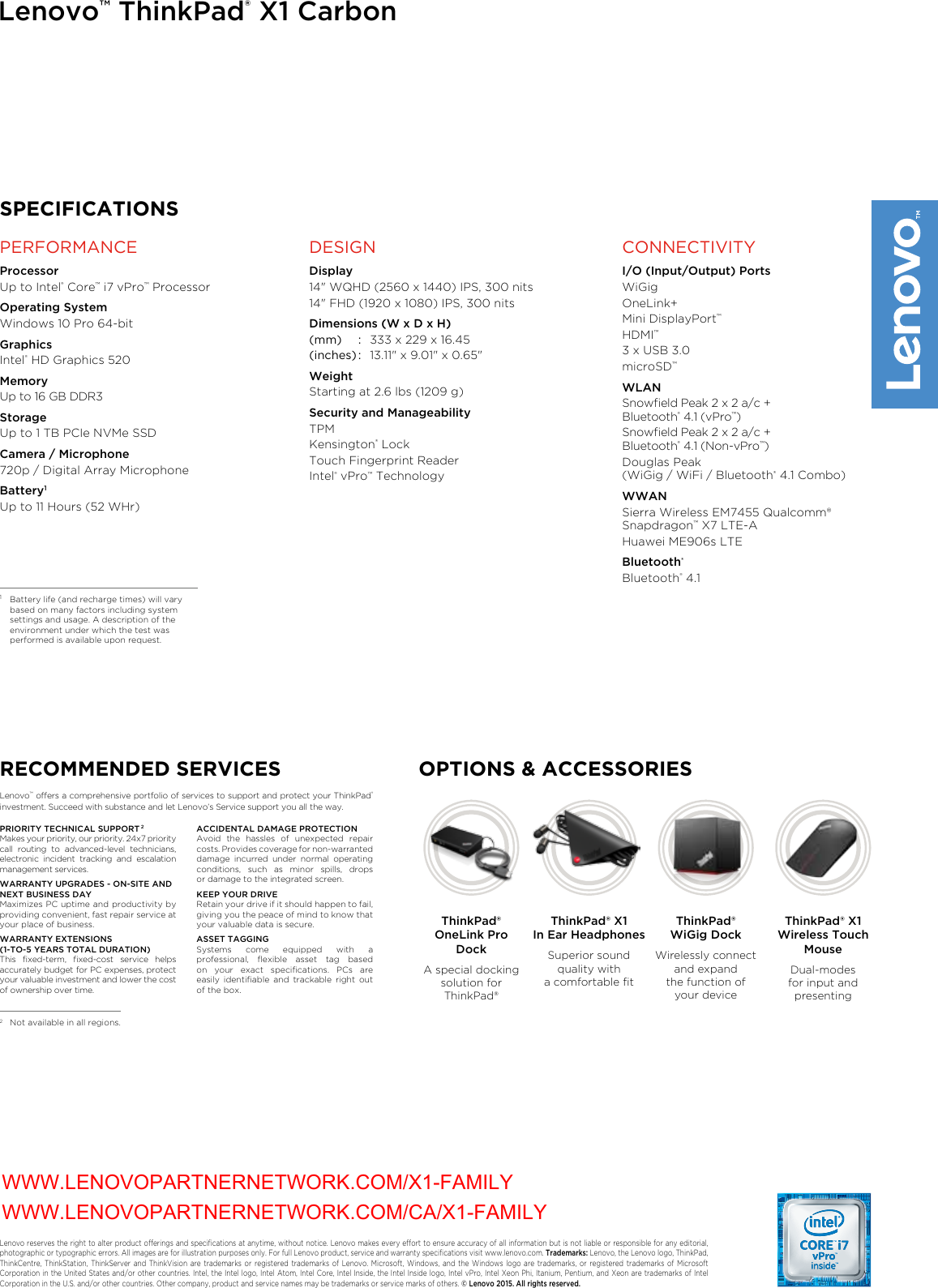 Lenovo ThinkPad X1 Carbon_DS Datasheet carbon 4th gen