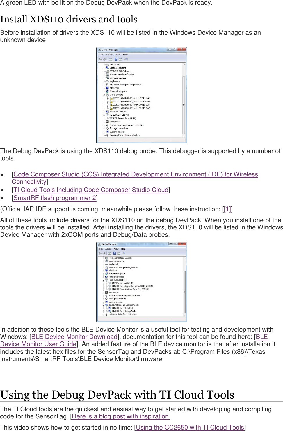 Page 2 of 5 - Debug Devpack User Guide
