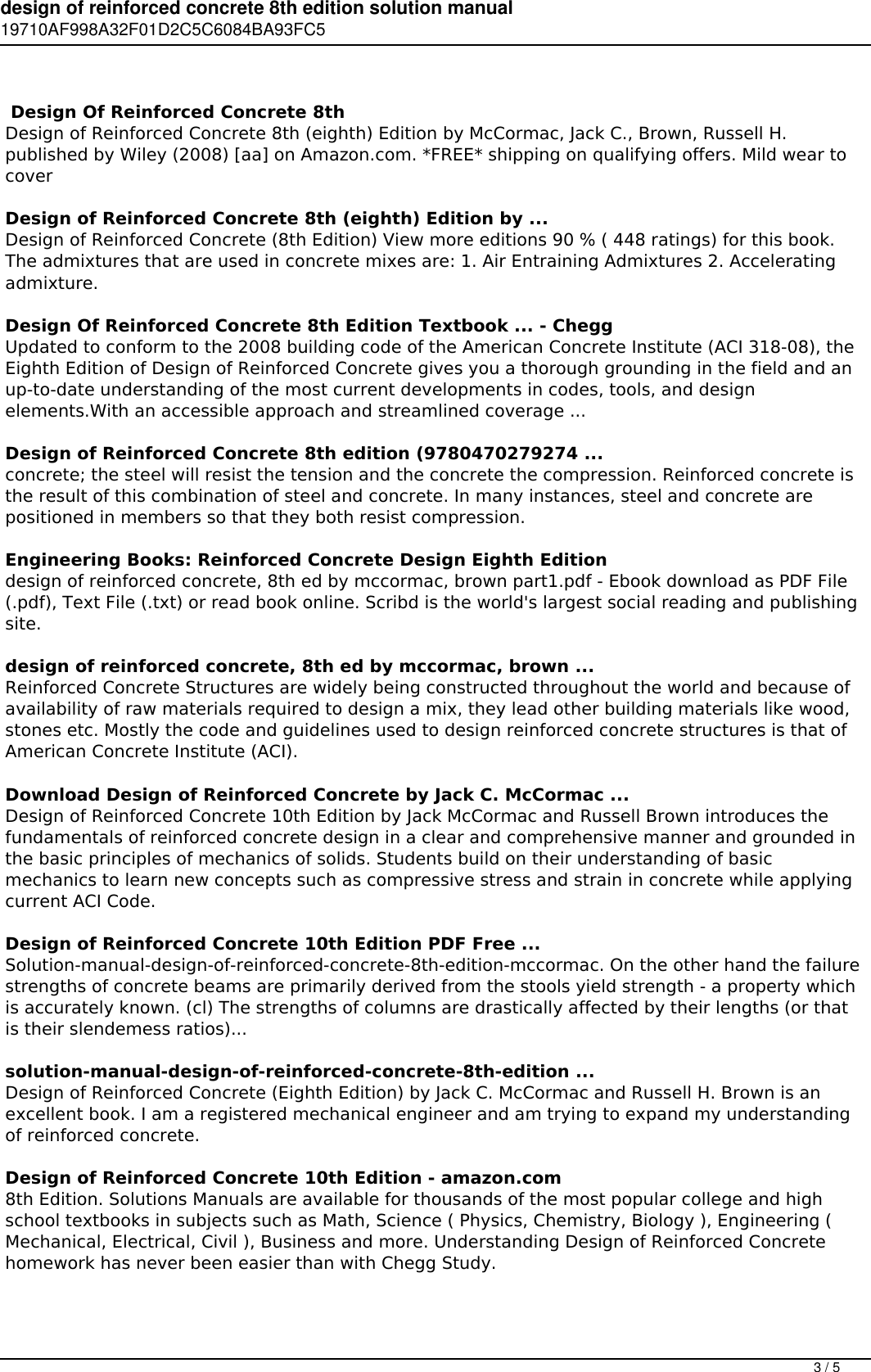 Page 3 of 5 - Design Of Reinforced Concrete 8th Edition Solution Manual