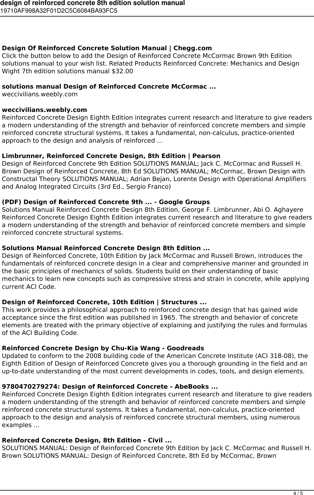 Page 4 of 5 - Design Of Reinforced Concrete 8th Edition Solution Manual