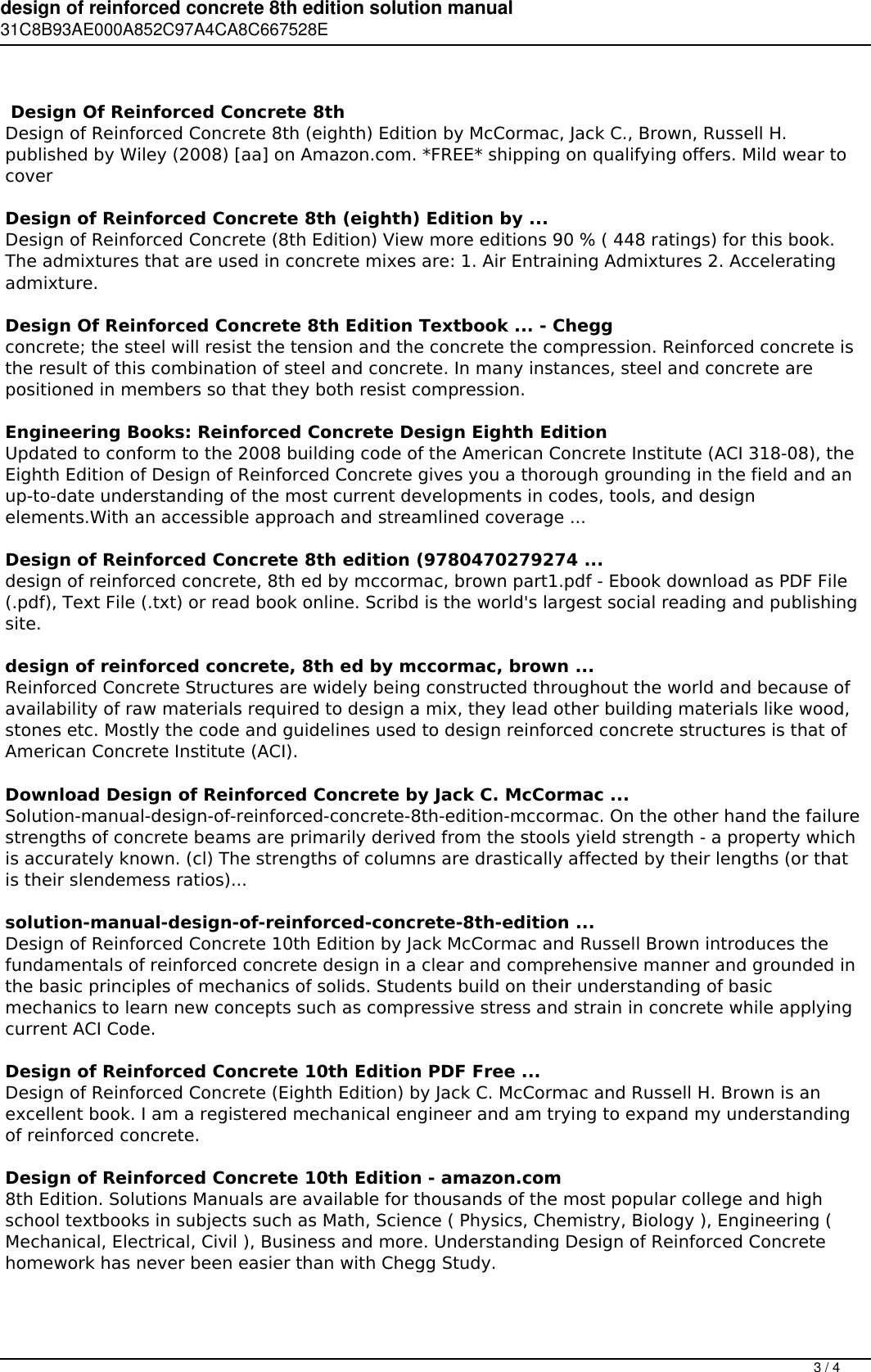 Page 3 of 4 - Design Of Reinforced Concrete 8th Edition Solution Manual Pdf
