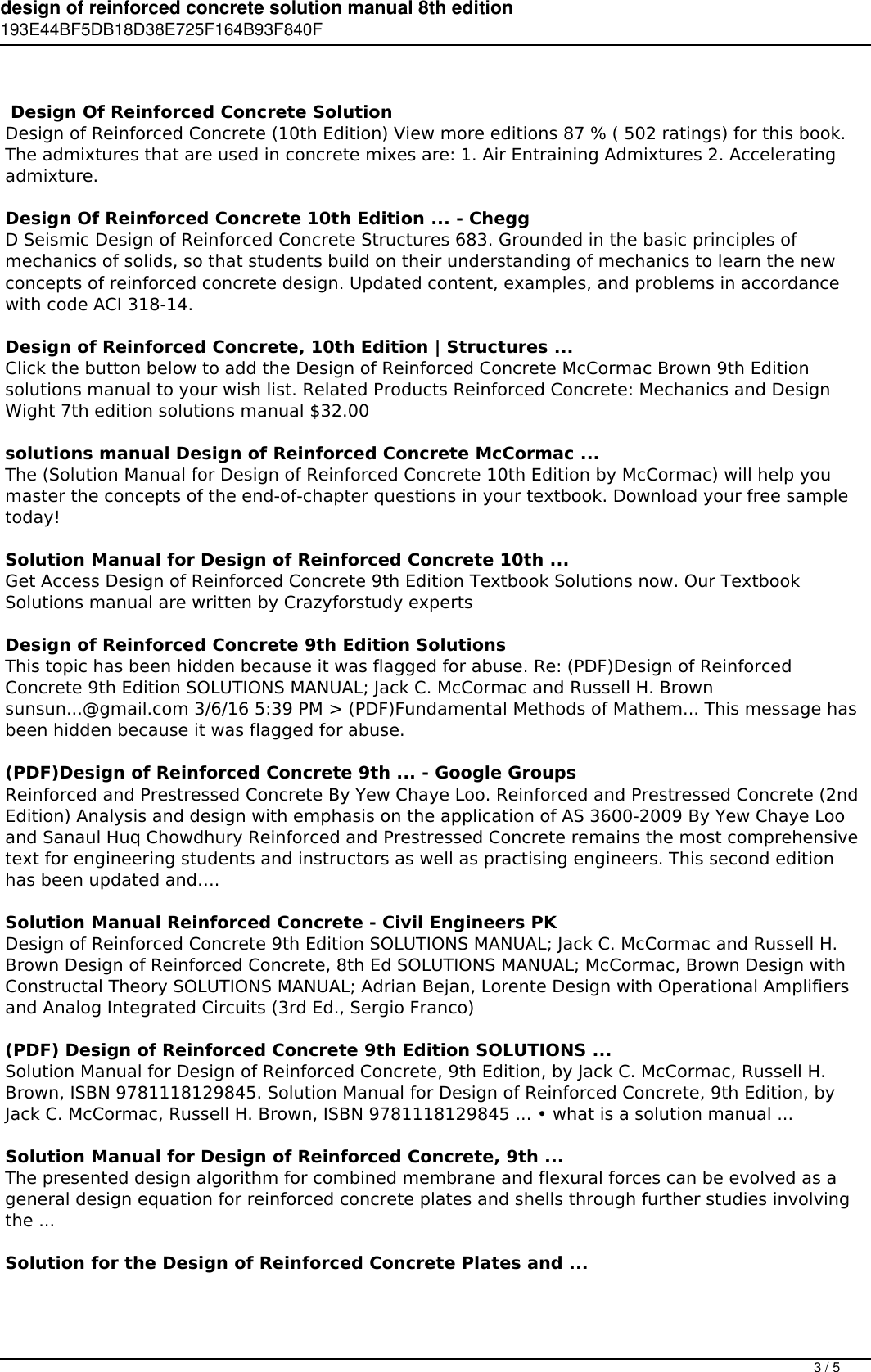 Page 3 of 5 - Design Of Reinforced Concrete Solution Manual 8th Edition