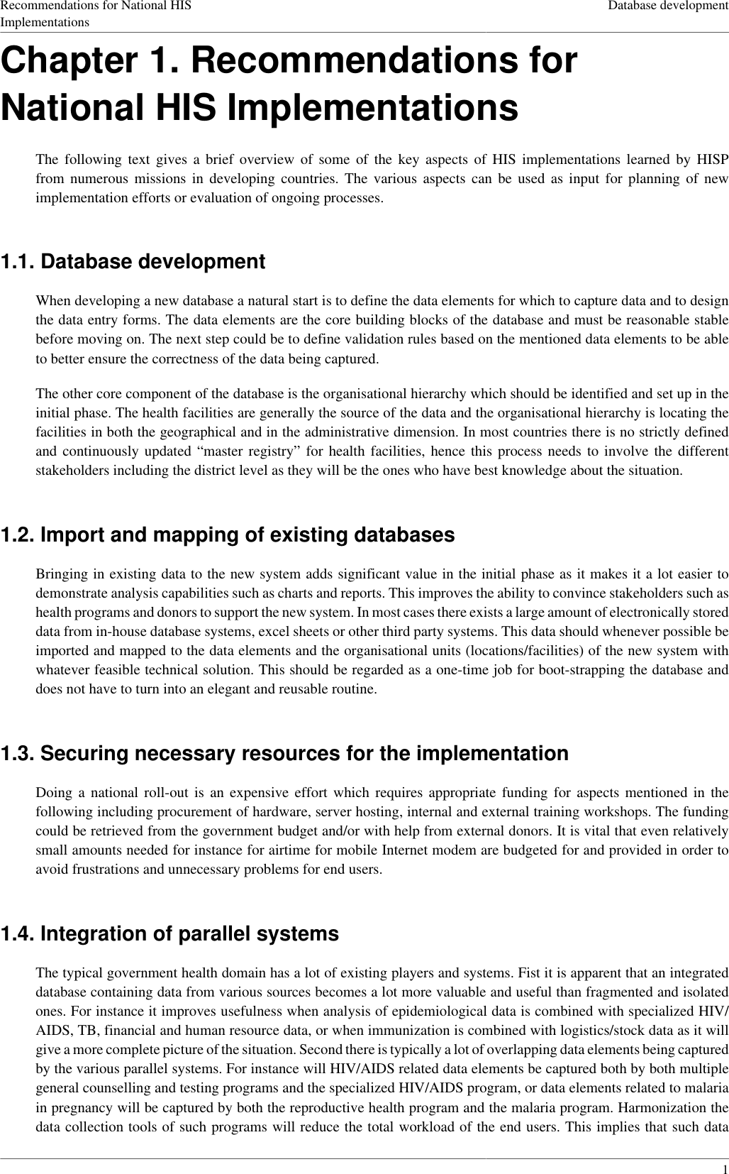 Page 1 of 4 - DHIS2 Implementation Guide En Part3