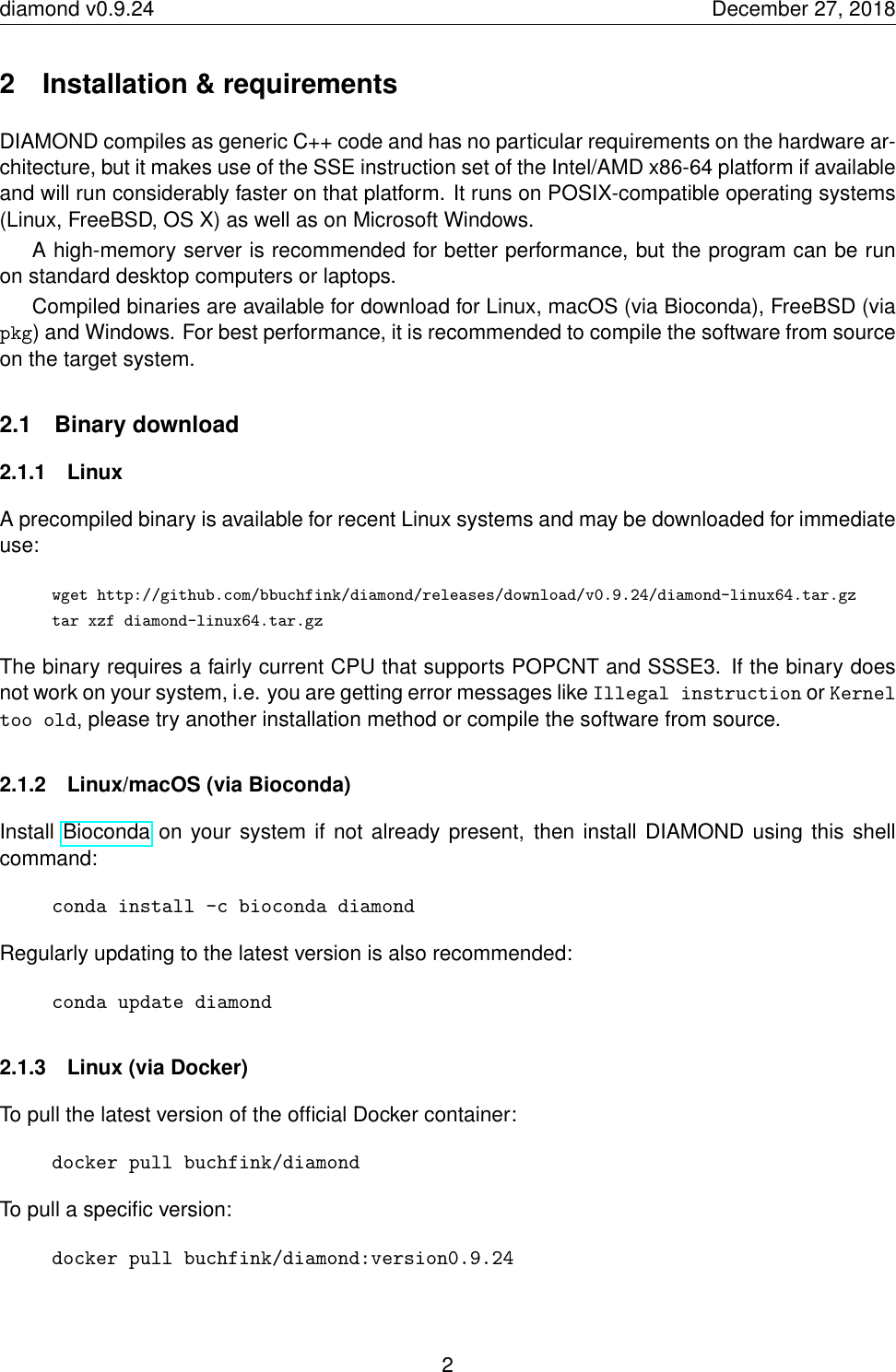 Page 2 of 12 - Diamond Manual