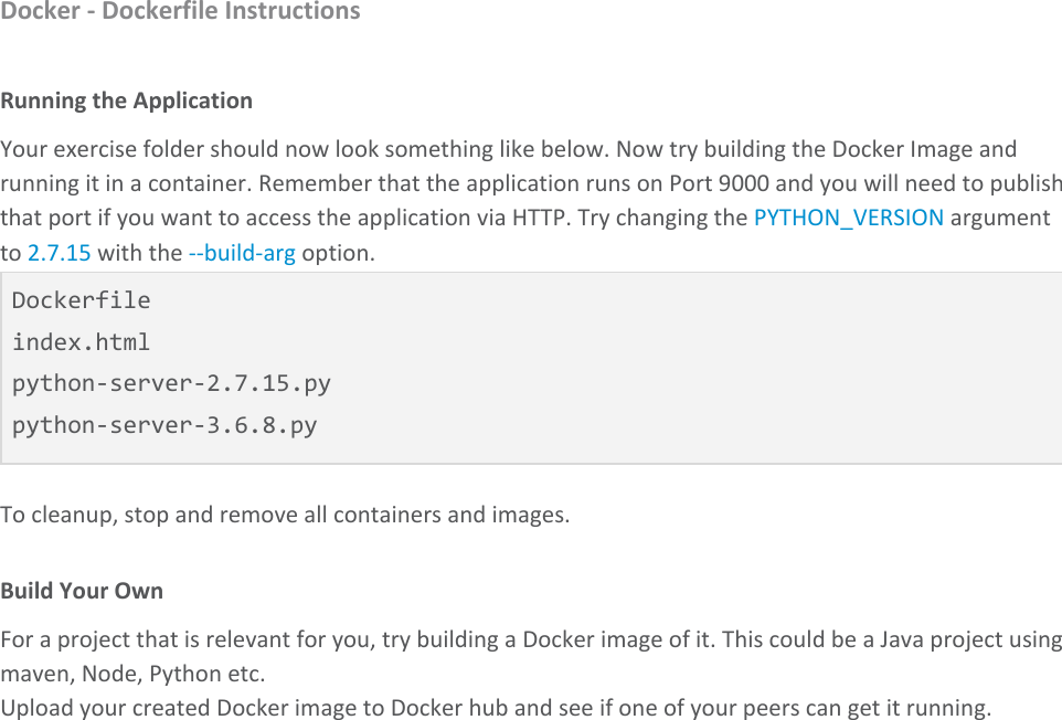 Page 12 of 12 - Docker 04 Dockerfile Instructions Handout