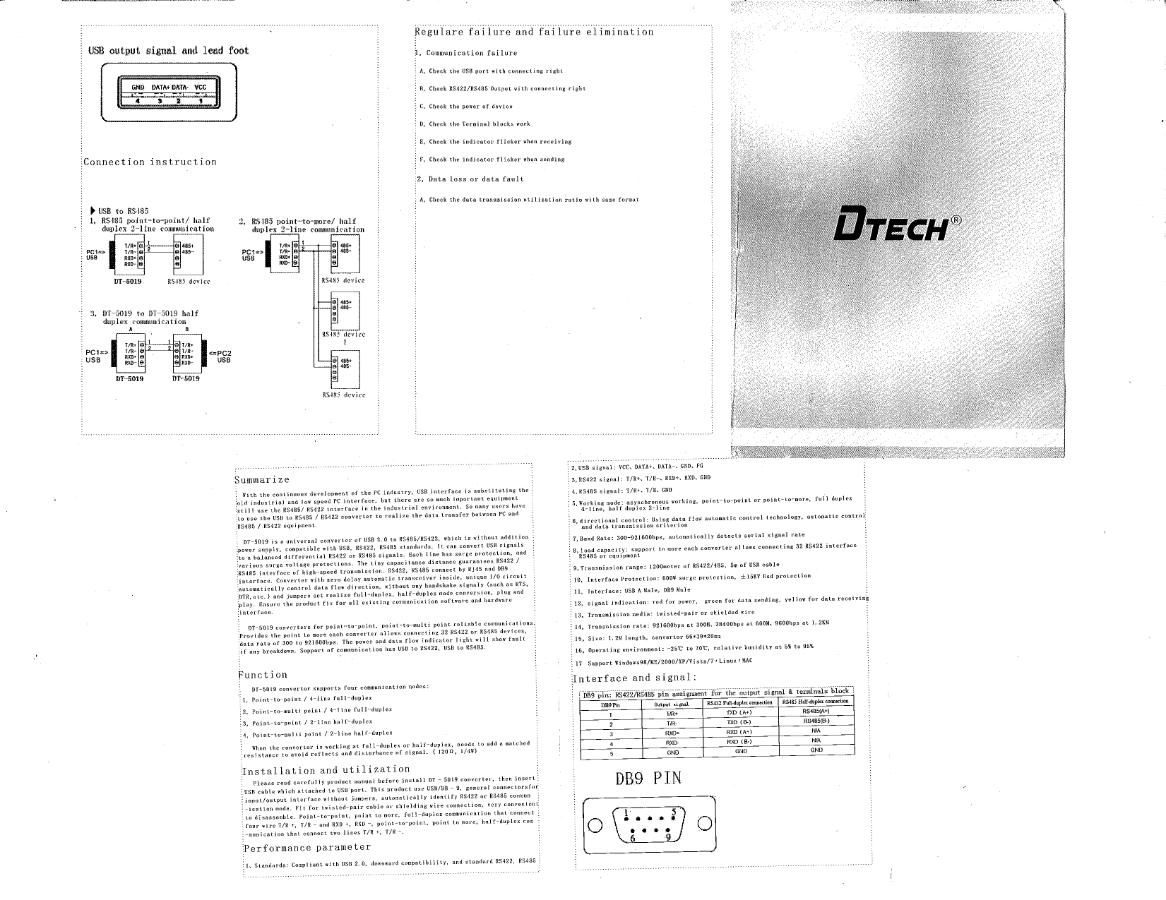 dtech-usb-to-rs-485-manual