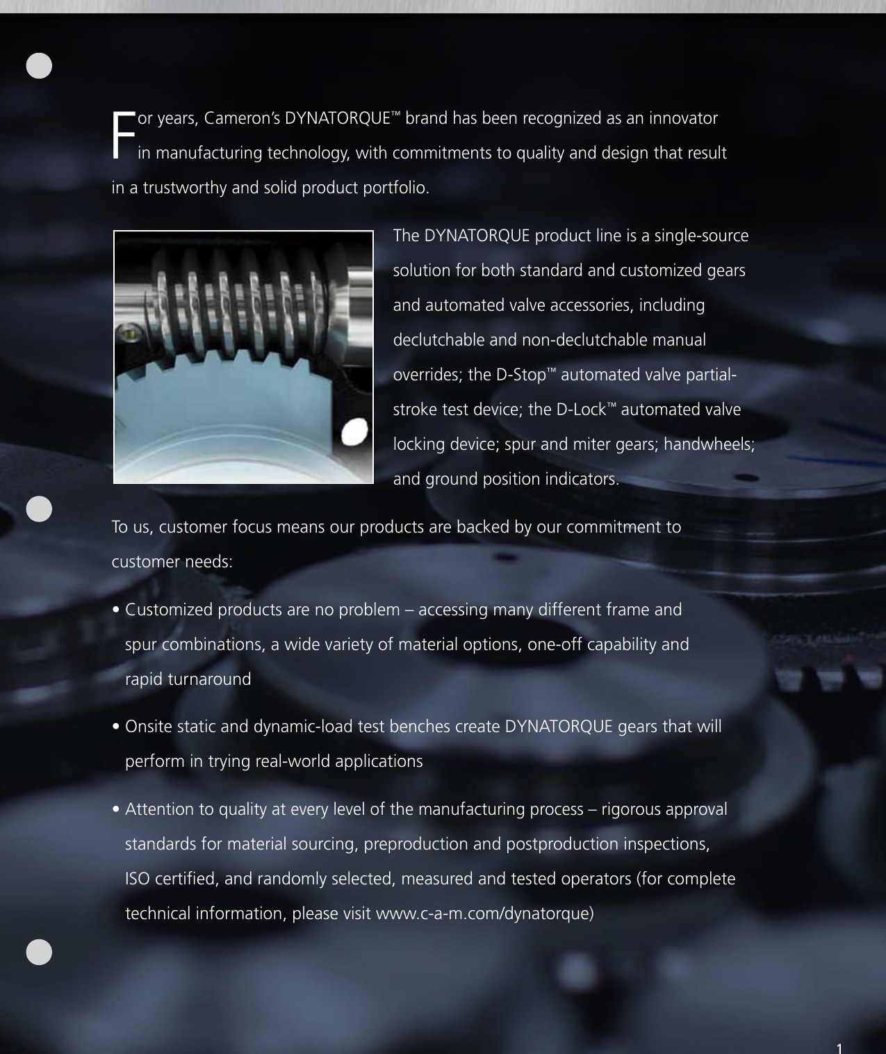 Page 3 of 12 - DYNATORQUE Gears And Automated Valve Accessories Brochure Dynatorque-gears-and-automated-valve-accessories